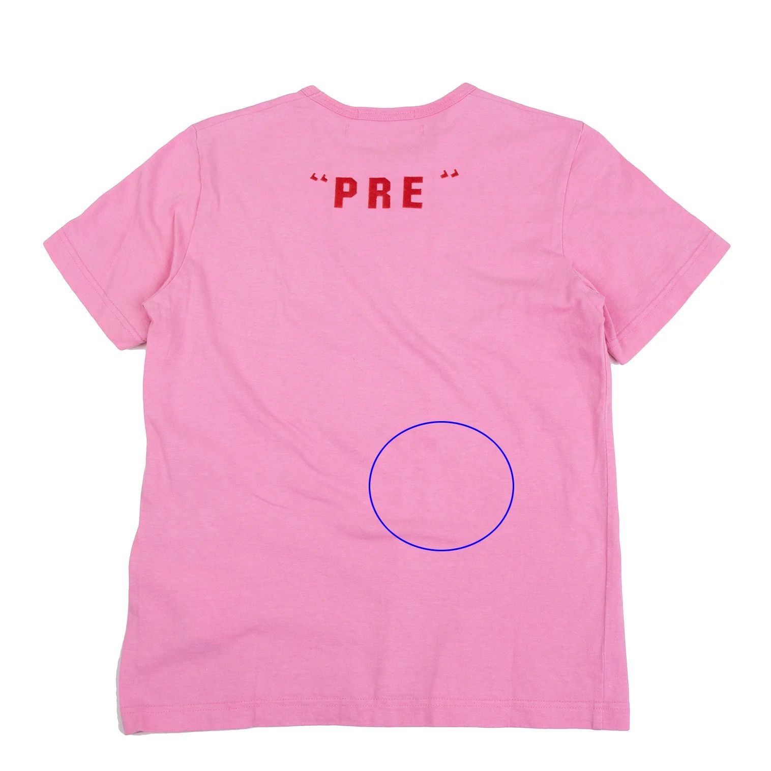 Junya Watanabe Pink Swoosh Logo Print T-Shirt, Size F Size US M / EU 48-50 / 2 - 9 Thumbnail