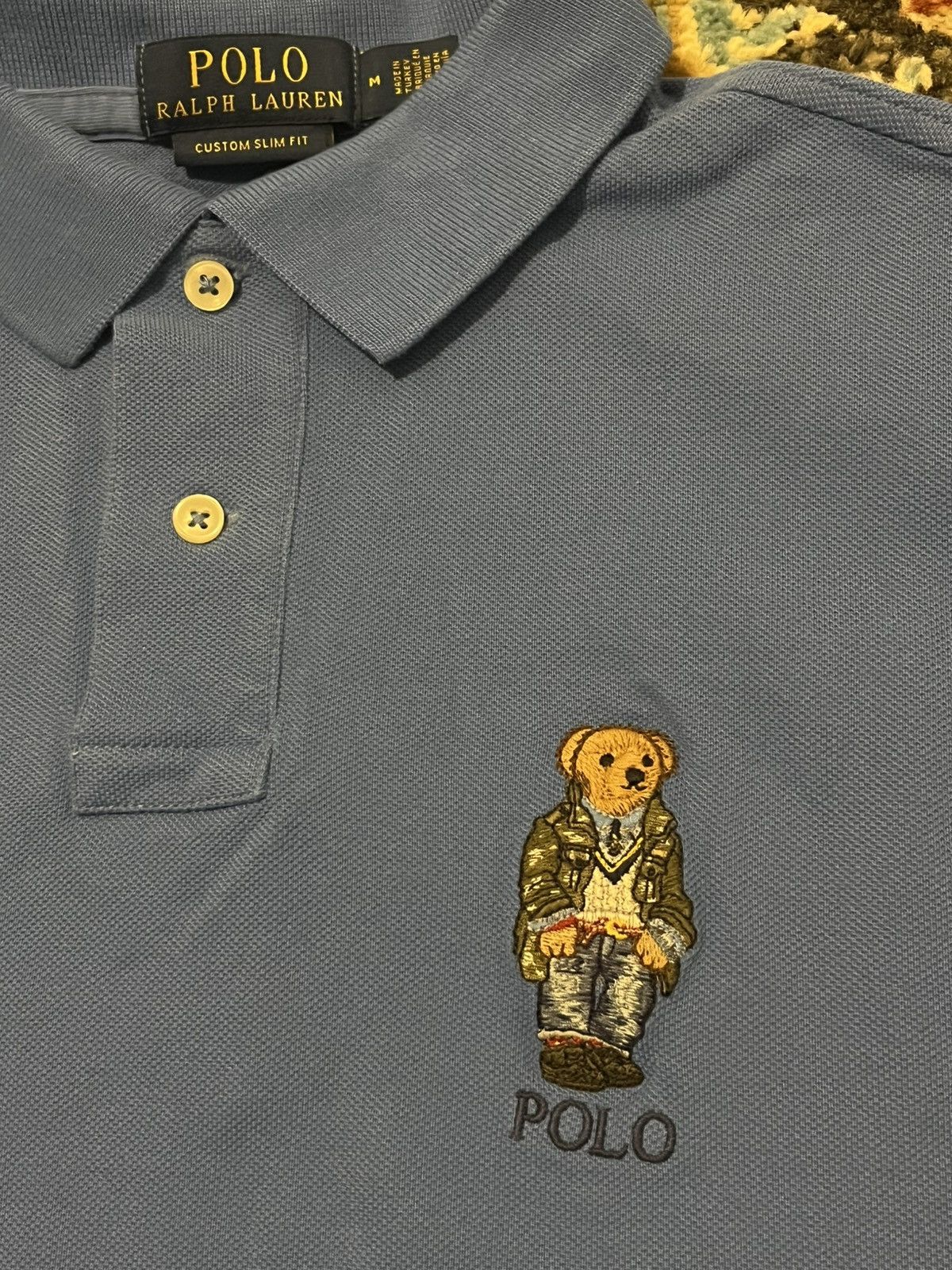 Polo Ralph Lauren Polo Ralph Lauren Bear Polo Size US M / EU 48-50 / 2 - 2 Thumbnail