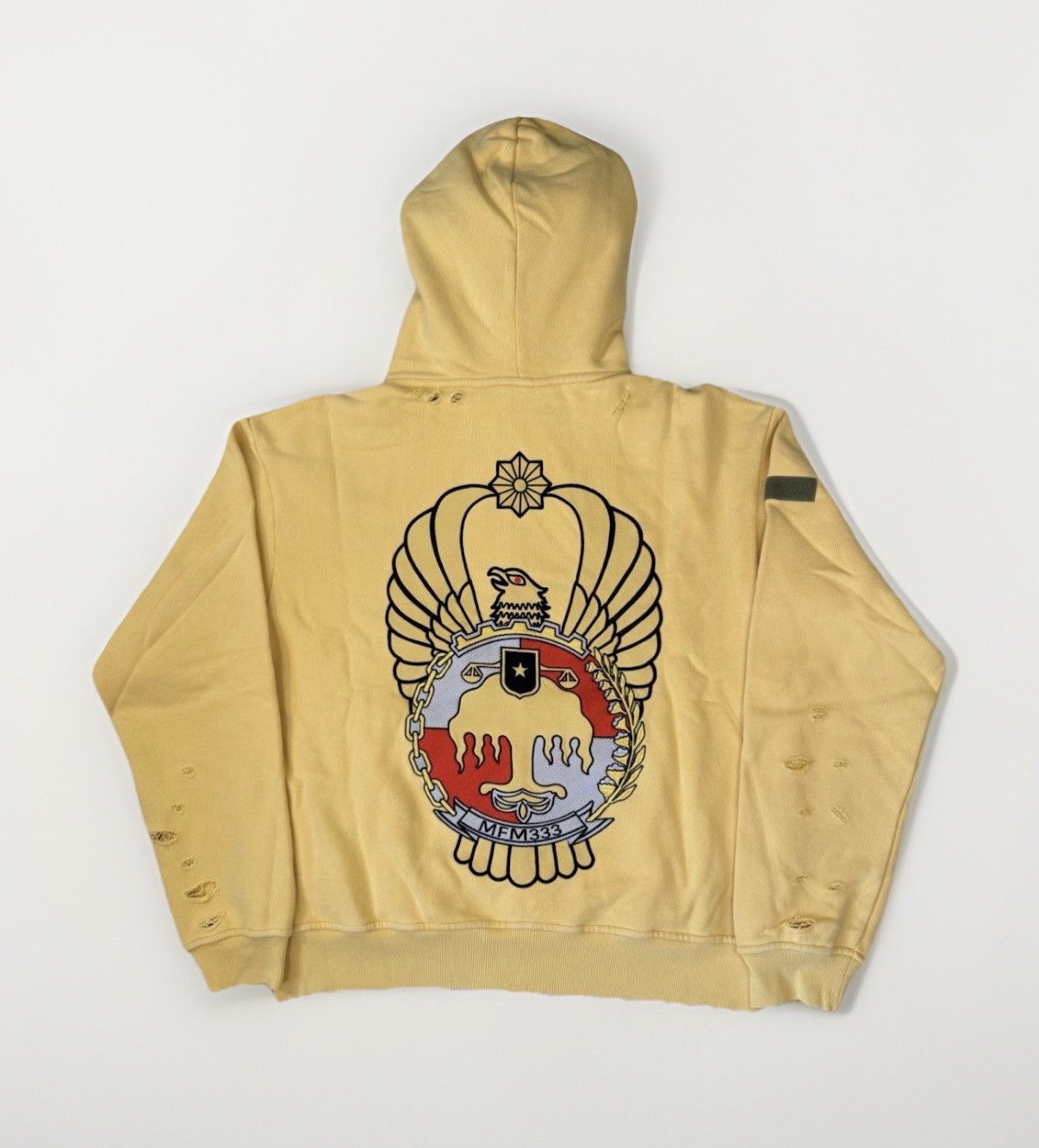 murd333r.fm Murd333r FM Special Ops Zip Up Hoodie (Indo Yellow) Size US L / EU 52-54 / 3 - 2 Thumbnail
