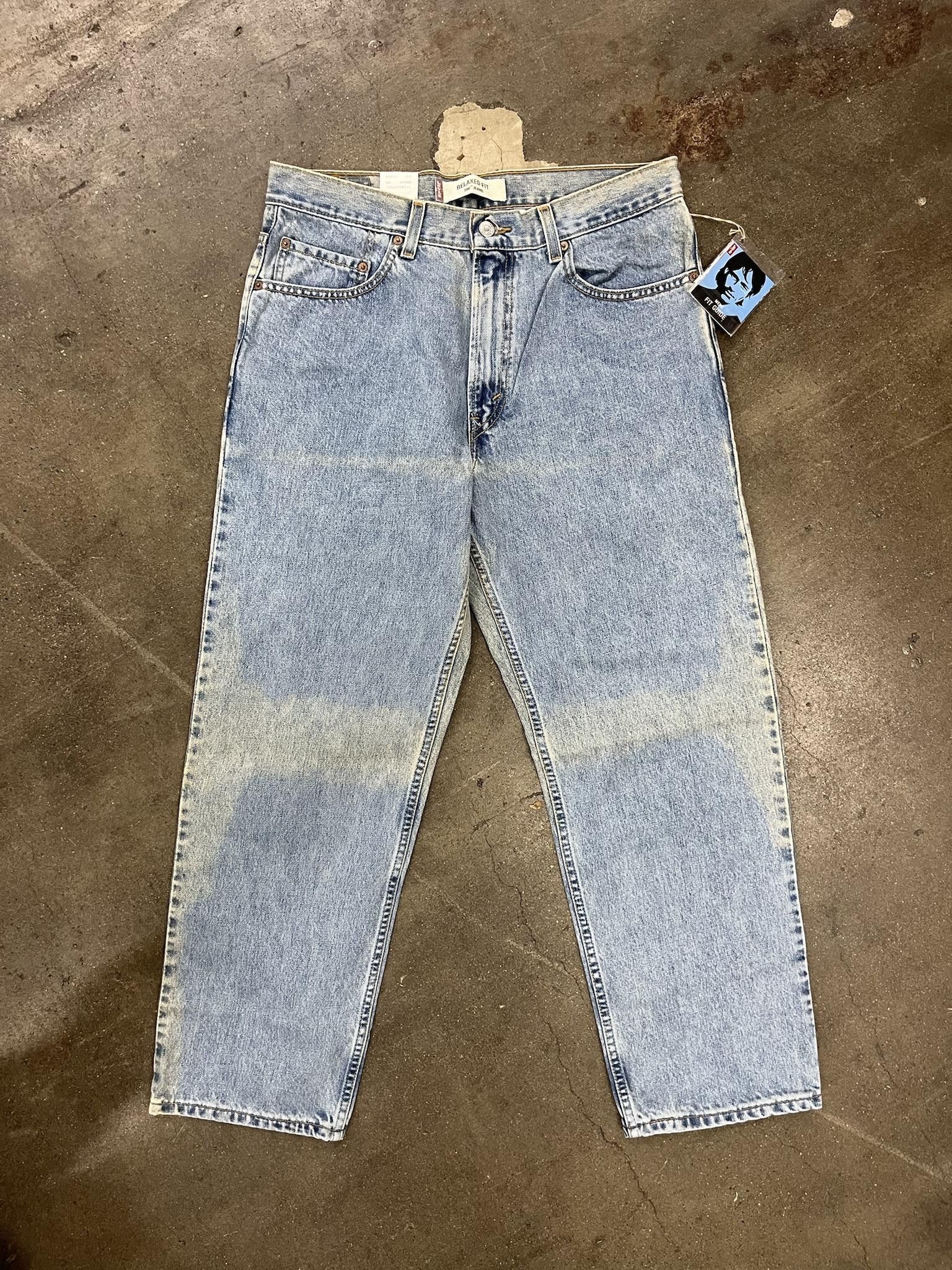 Vintage NWT Levis Relaxed Fit 550 Faded Jeans Size US 34 / EU 50 - 1 Thumbnail