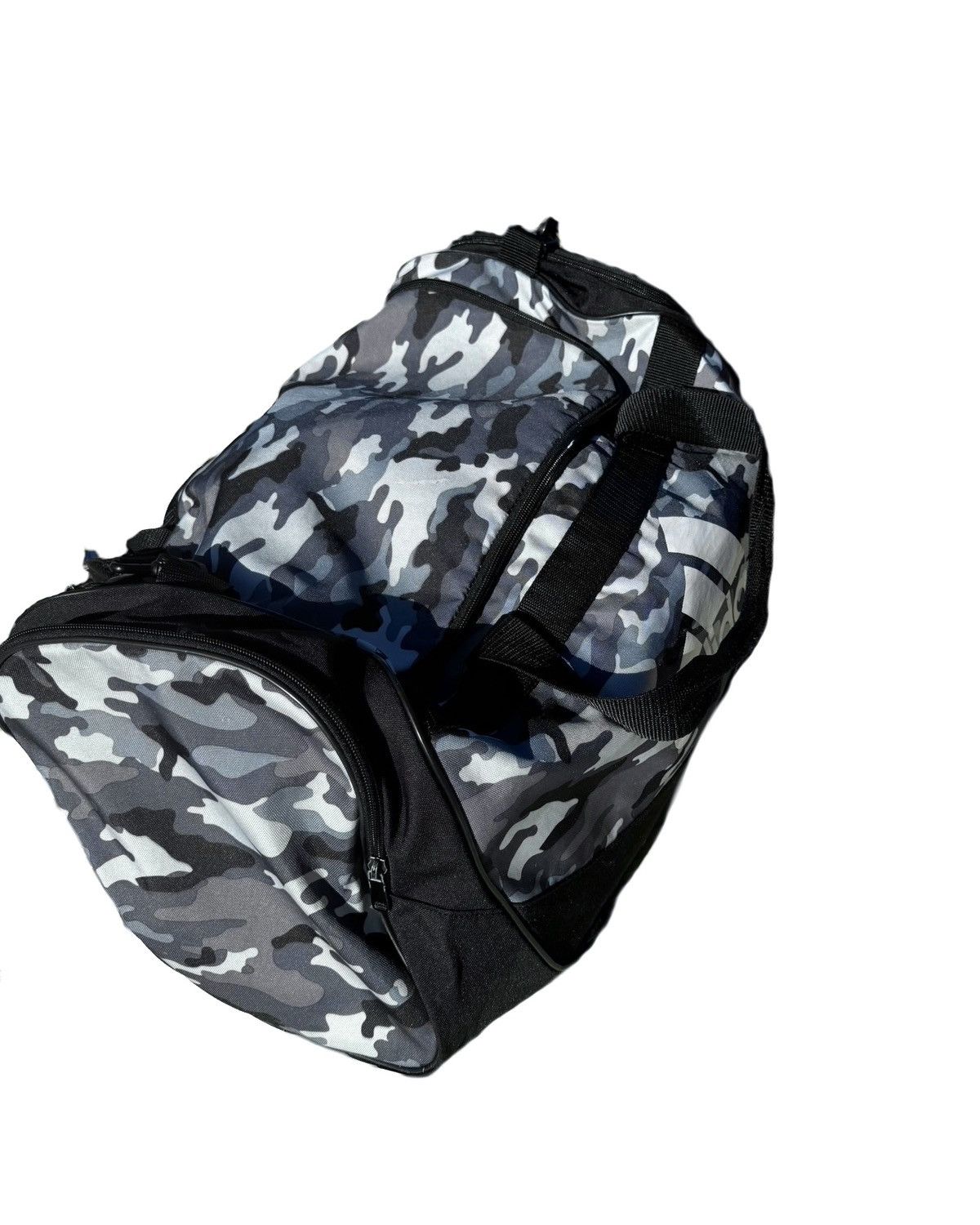 Adidas Adidas Duffle Bag Gym Travel Carry On Athletic Snow Camo Size ONE SIZE - 3 Thumbnail