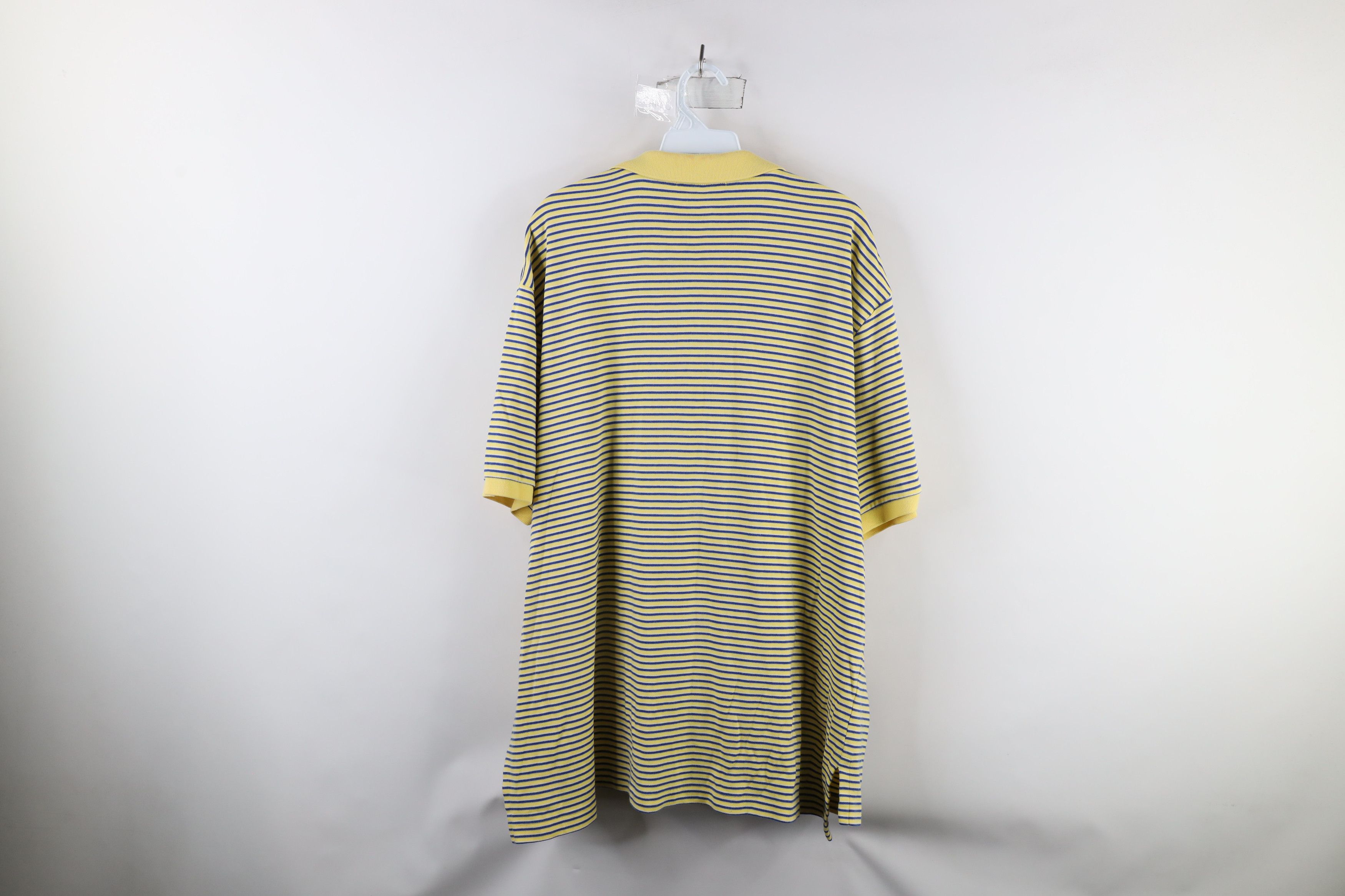 Ralph Lauren × Vintage Vintage 90s Ralph Lauren Touch Striped Collared Golf Polo Size US XXL / EU 58 / 5 - 7 Thumbnail