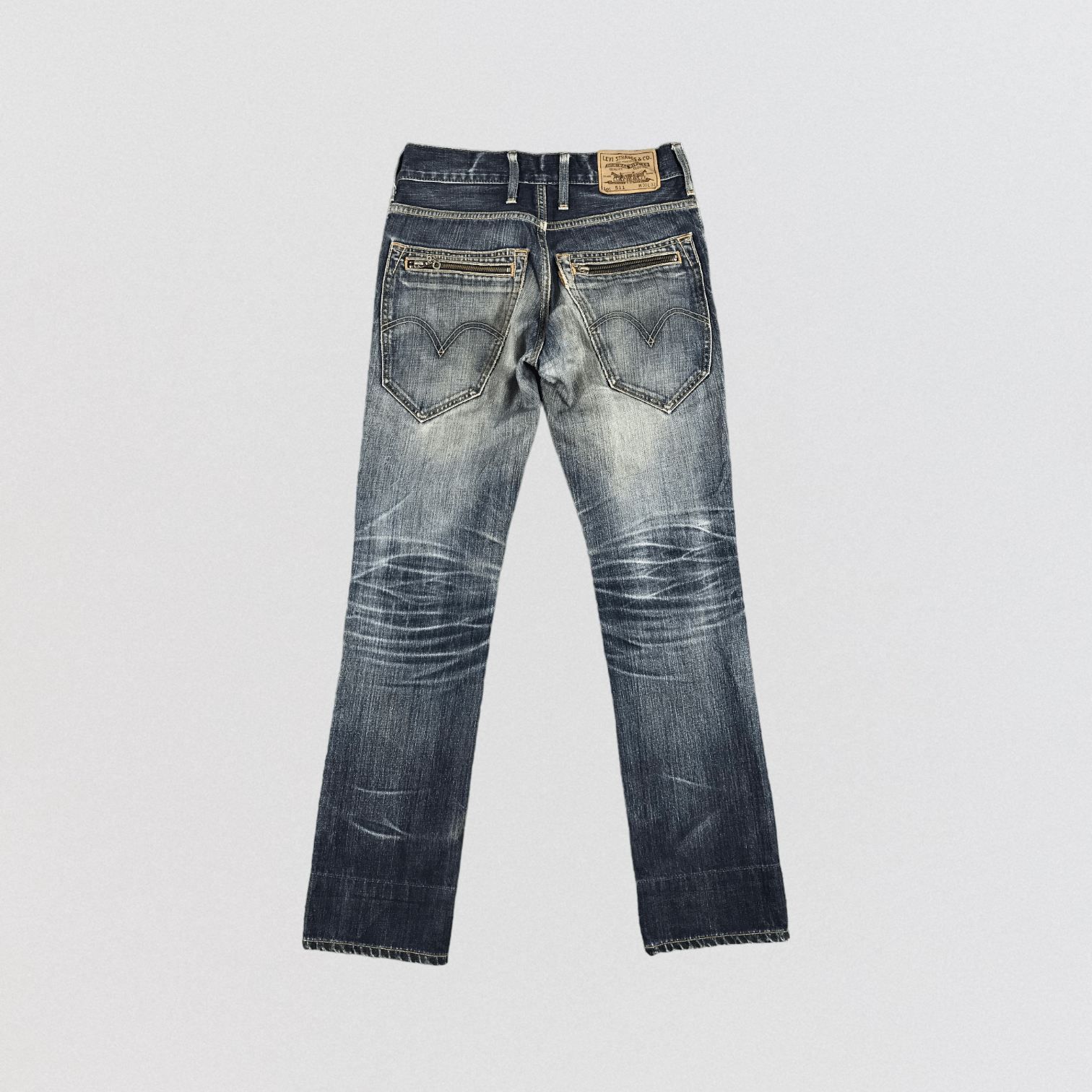 Levi's × Vintage 90s Vintage Levis 511 Earth Tone Jeans-JM2051 Size US 31 - 2 Thumbnail
