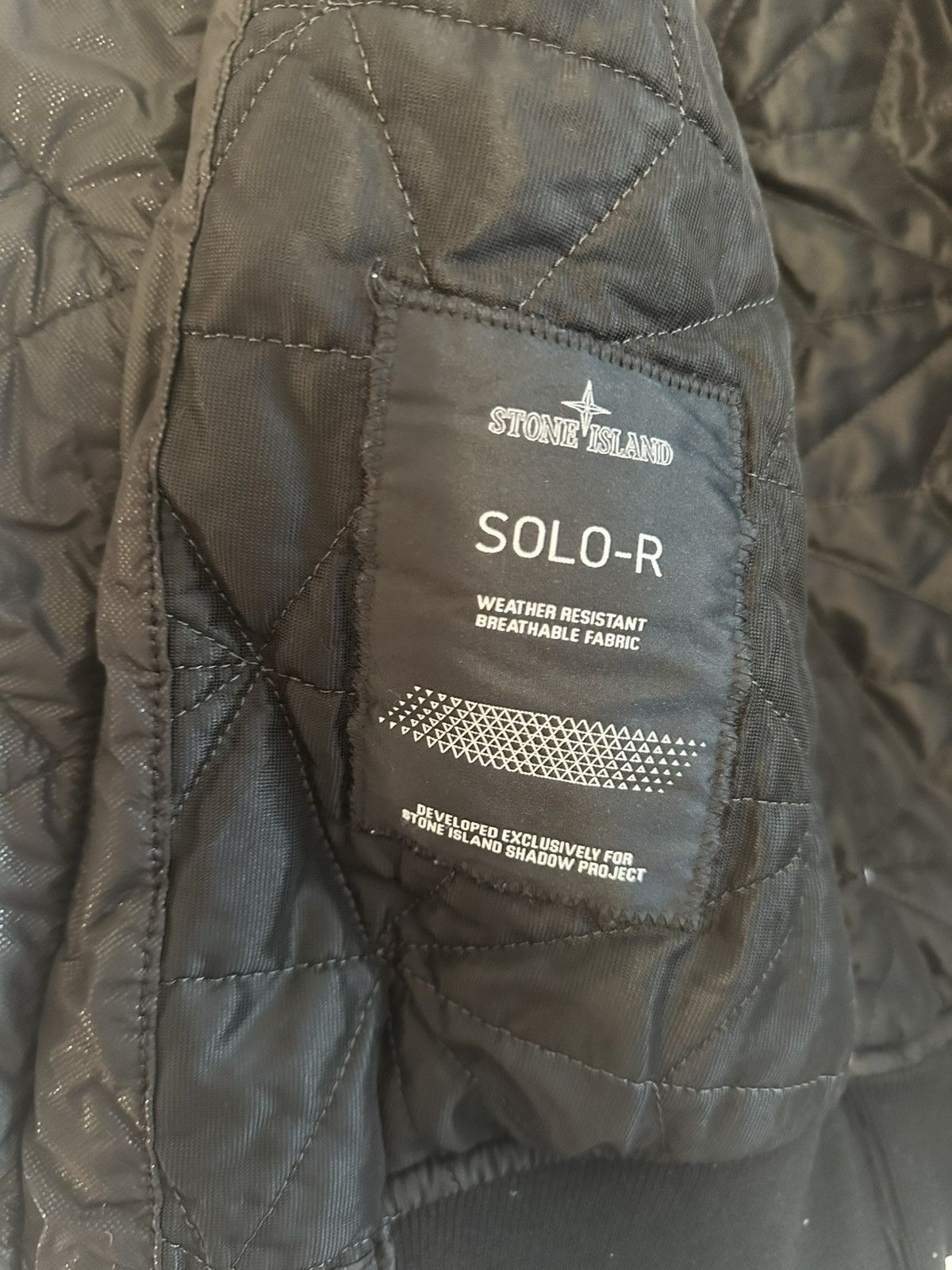 Errolson Hugh Stone Island Shadow Project Black Bomber Size US S / EU 44-46 / 1 - 10 Thumbnail
