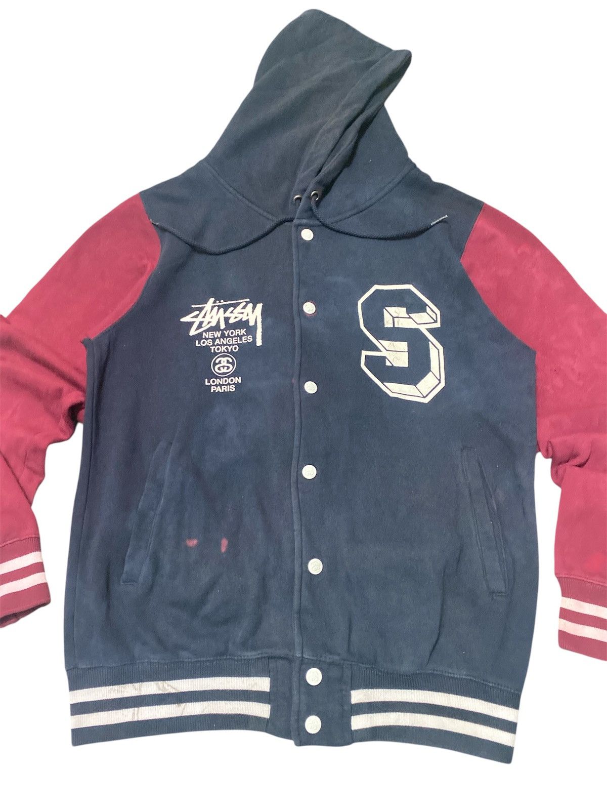 Stussy 💥RARE💥VINTAGE STUSSY VARSITY JACKET 🔥 Size US M / EU 48-50 / 2 - 4 Thumbnail