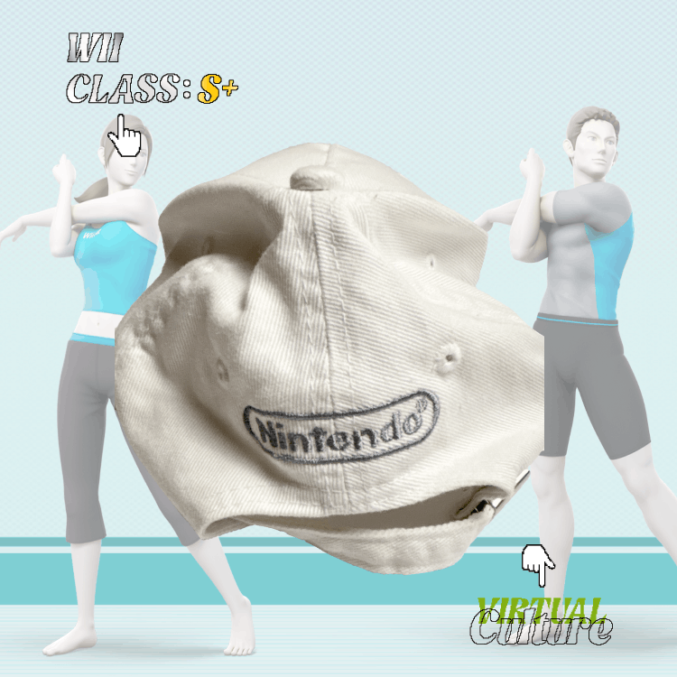 Vintage Vintage Wii Fit Hat Size ONE SIZE - 3 Thumbnail