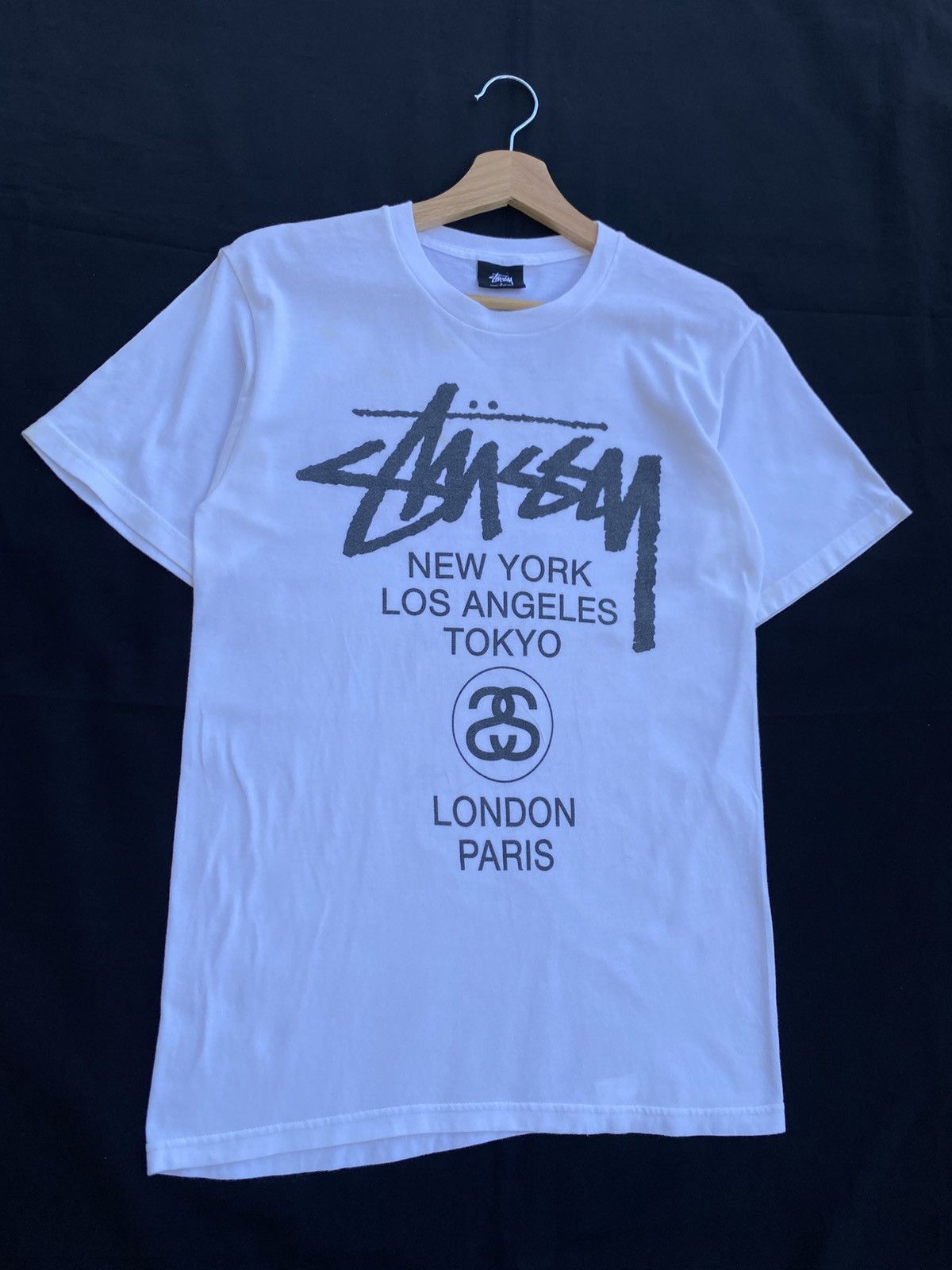 Stussy Rare Stussy New York,LA, Tokyo,London,Paris Tee Size US S / EU 44-46 / 1 - 3 Thumbnail