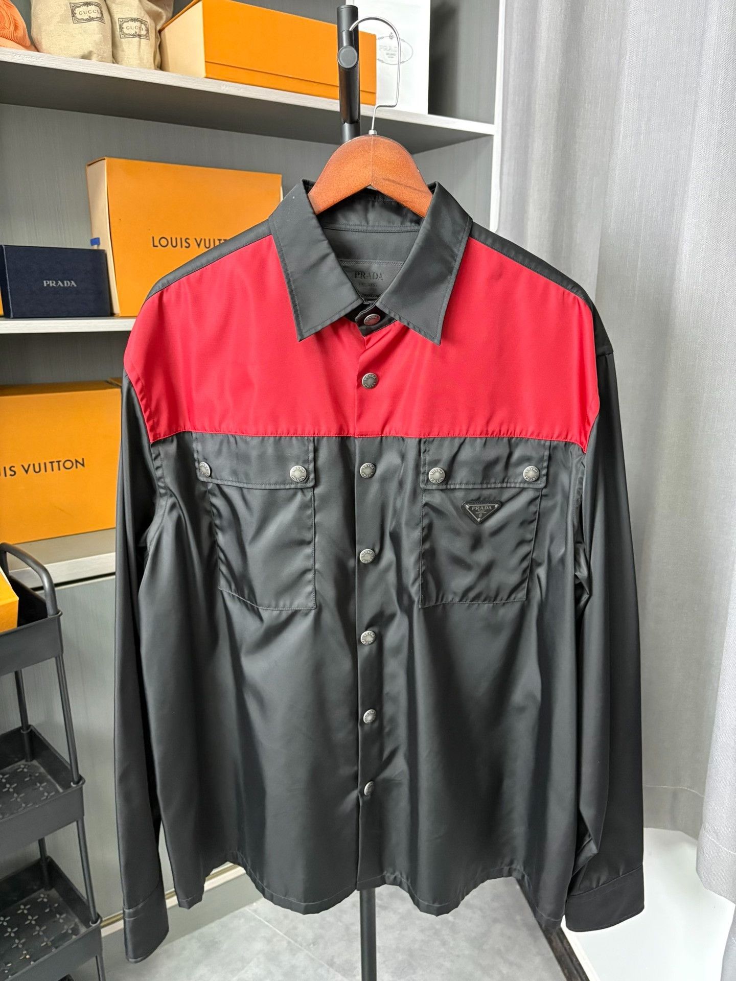 Prada Prada Black Shirt XXL Men Size US XXL / EU 58 / 5 - 1 Thumbnail