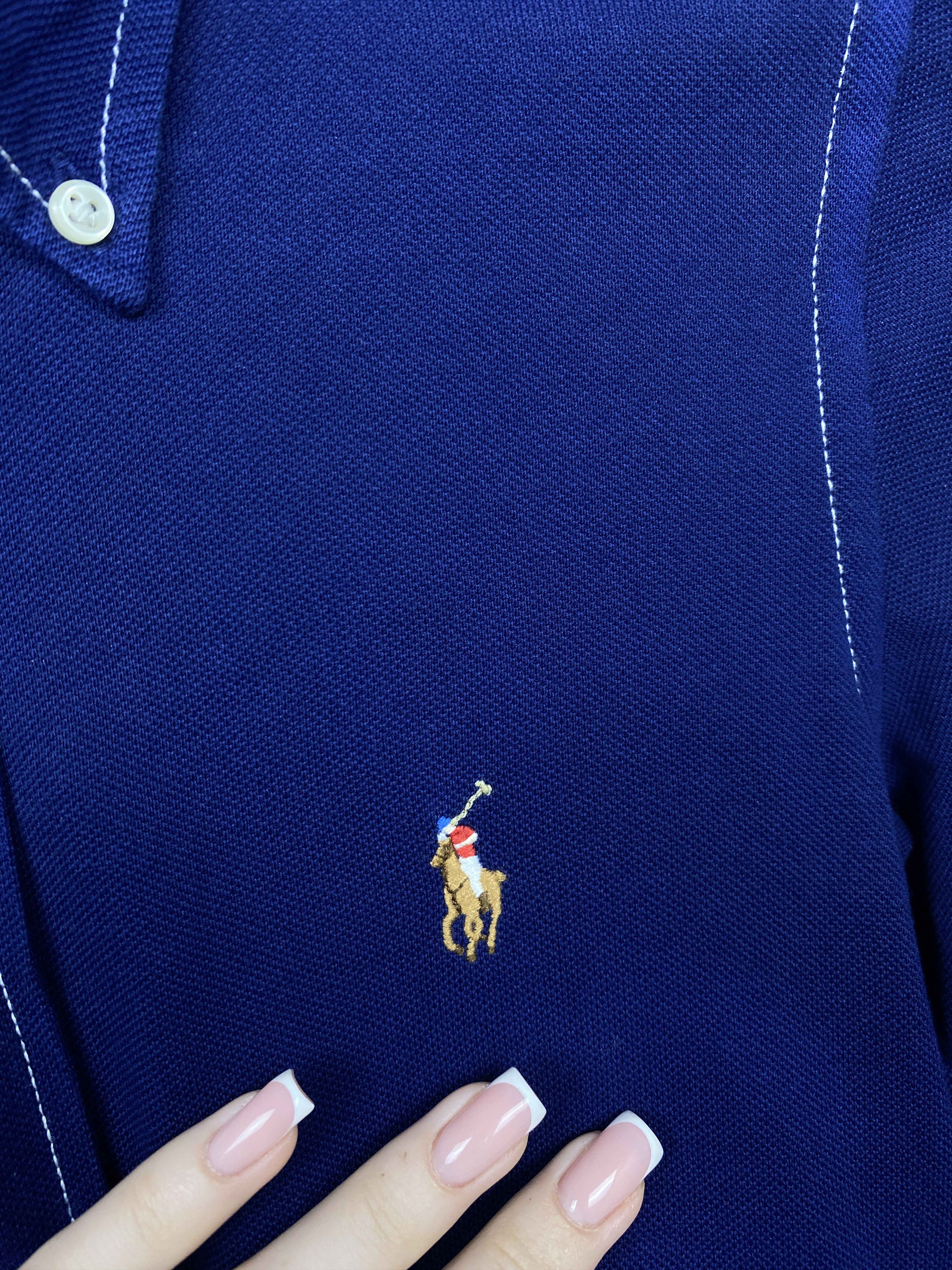 Polo Ralph Lauren Polo Ralph Lauren Mens Knit Oxford Long Sleeve Shirt Size US XXS / EU 40 - 3 Thumbnail