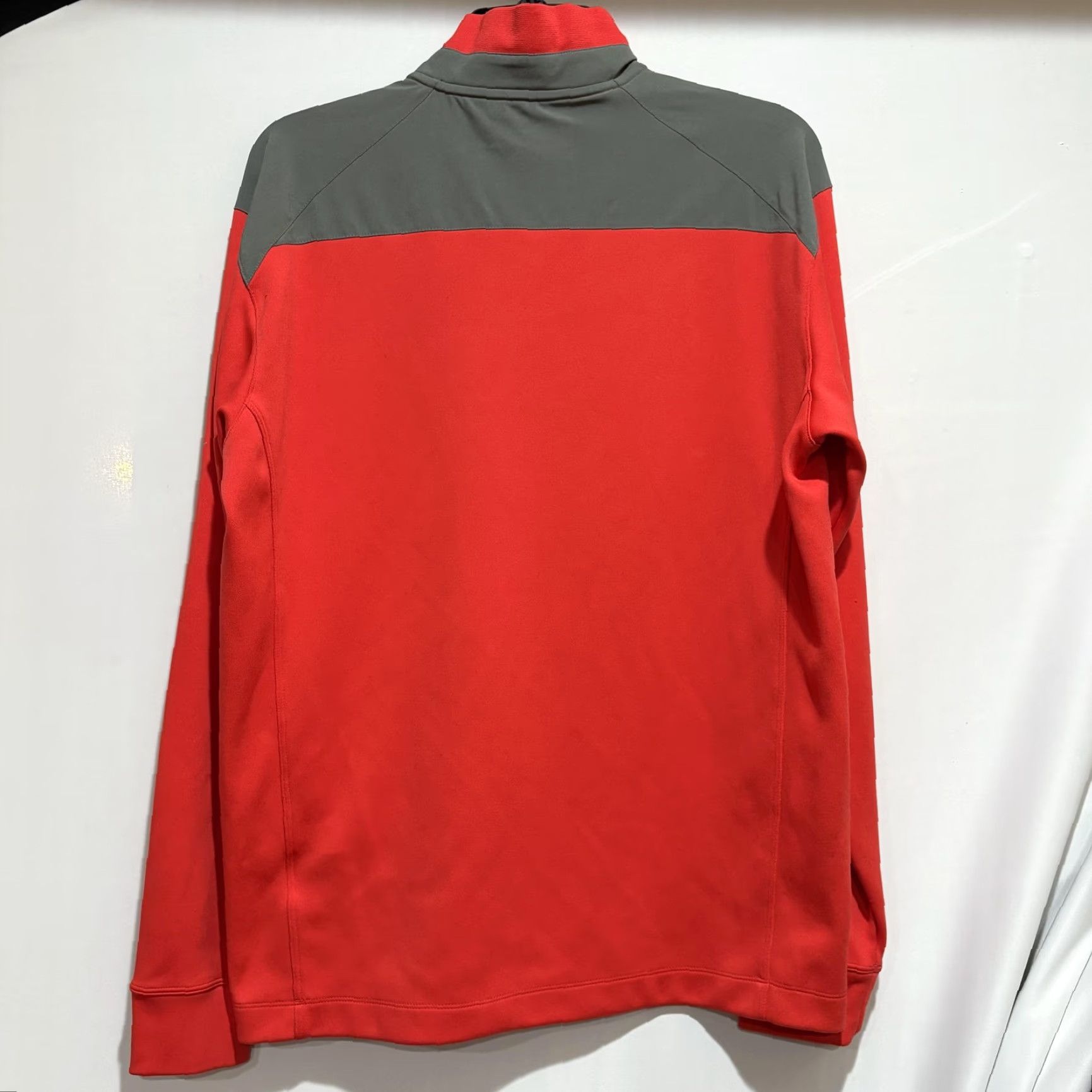 Nike Nike Golf Pullover Mens M Coral Red 1/4 Zip Dri-FIT Tour Performance Troon North Size US M / EU 48-50 / 2 - 3 Thumbnail