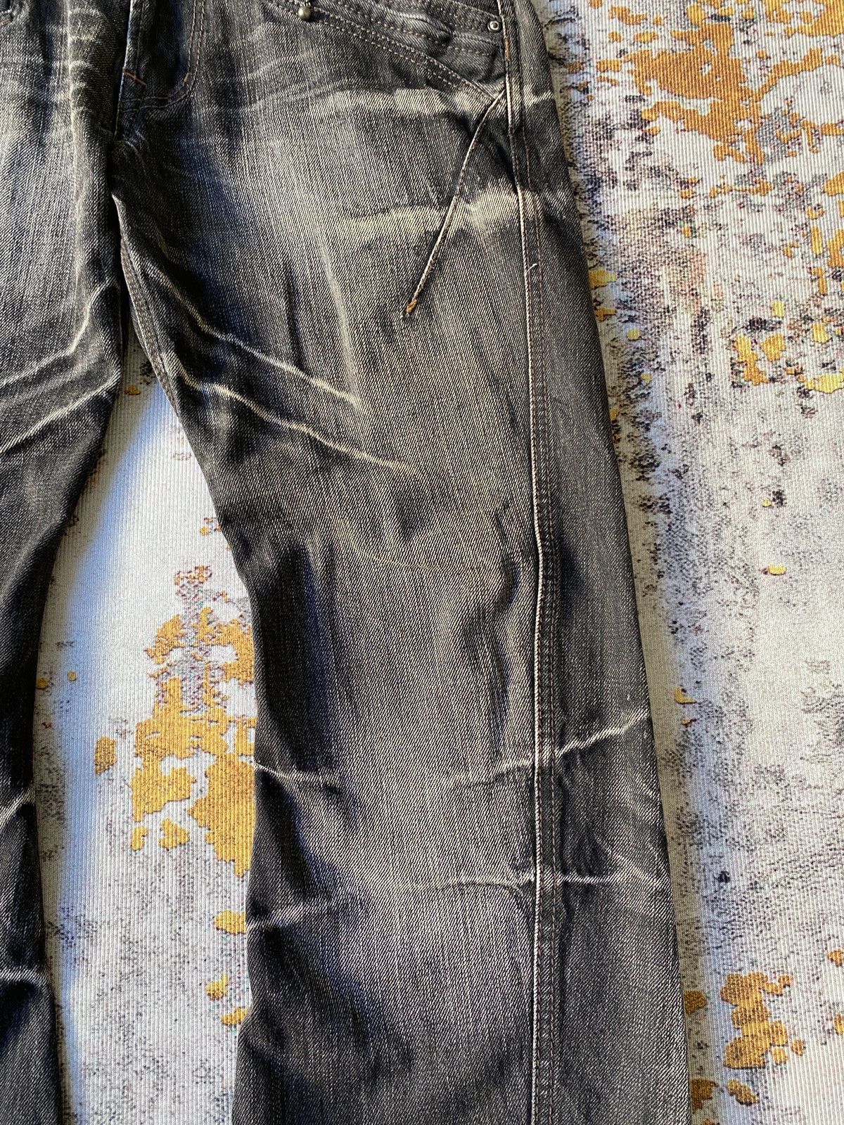 Tornado Mart Nico Club For Men NCFM Claws Mark Design Flare Denim Size US 34 / EU 50 - 10 Thumbnail