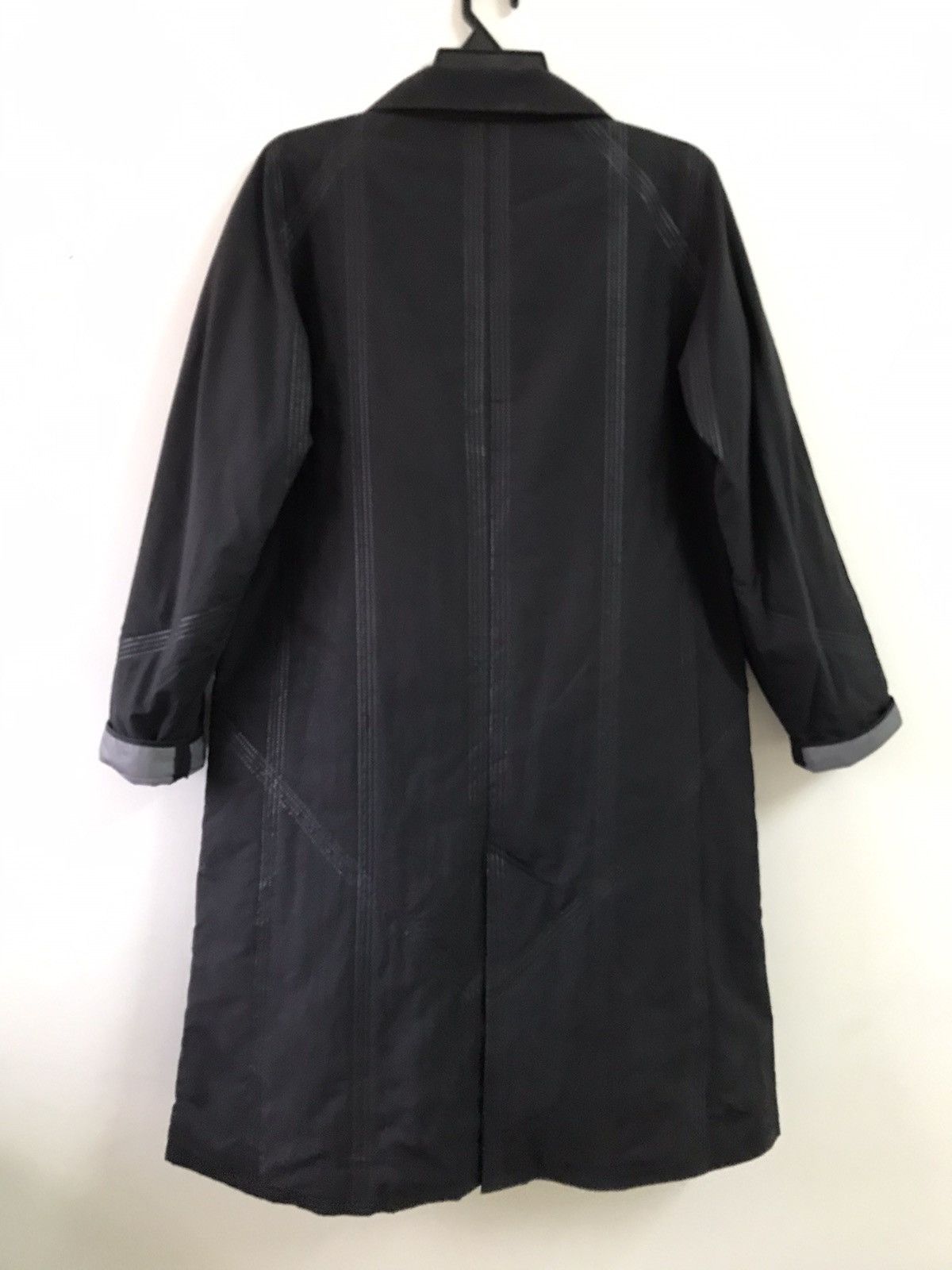 Issey Miyake Issey Miyake Pleats Please Black Long Coat Jacket Size US M / EU 48-50 / 2 - 2 Thumbnail