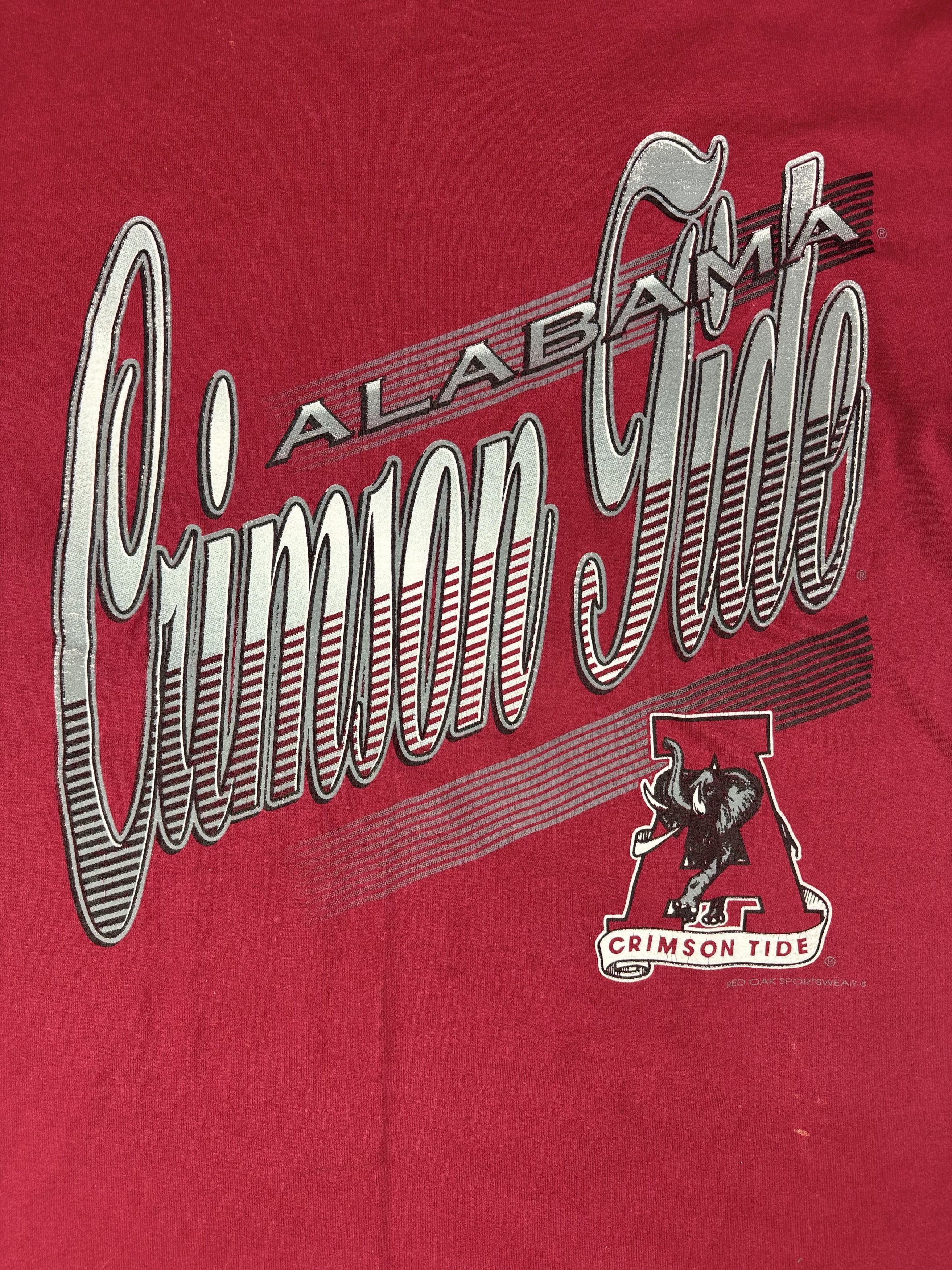 NCAA VTG Alabama Crimson Tide Red Oak Graphic T-Shirt – NCAA Size US L / EU 52-54 / 3 - 2 Thumbnail
