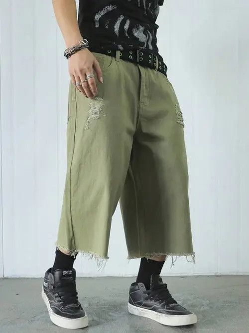 Jean Goth Cargo military jorts shorts Size US 34 / EU 50 - 4 Thumbnail