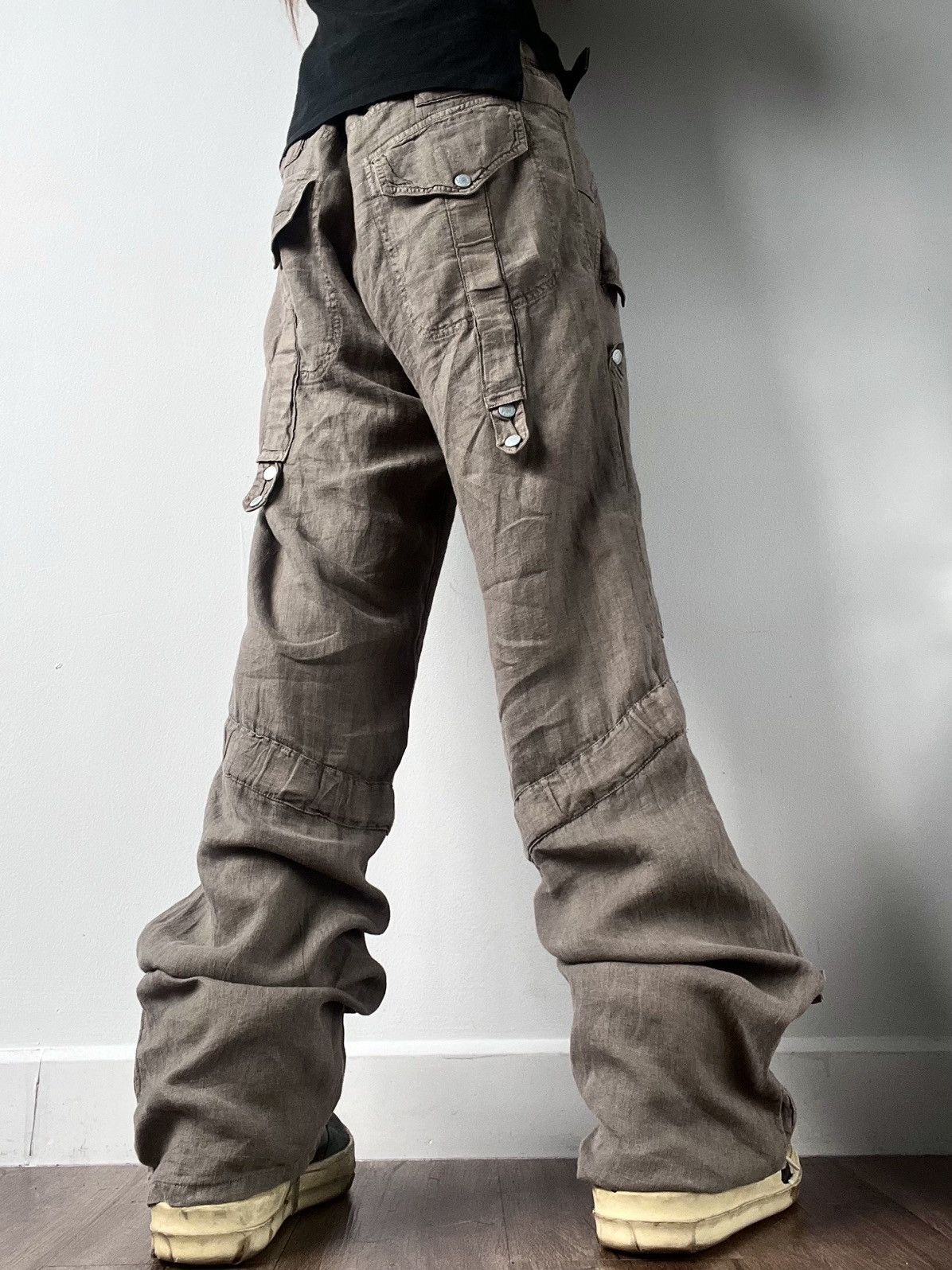 Dolce & Gabbana 2004 Dolce&Gabbana Multi Stud Cargo Pants Size US 33 - 5 Thumbnail