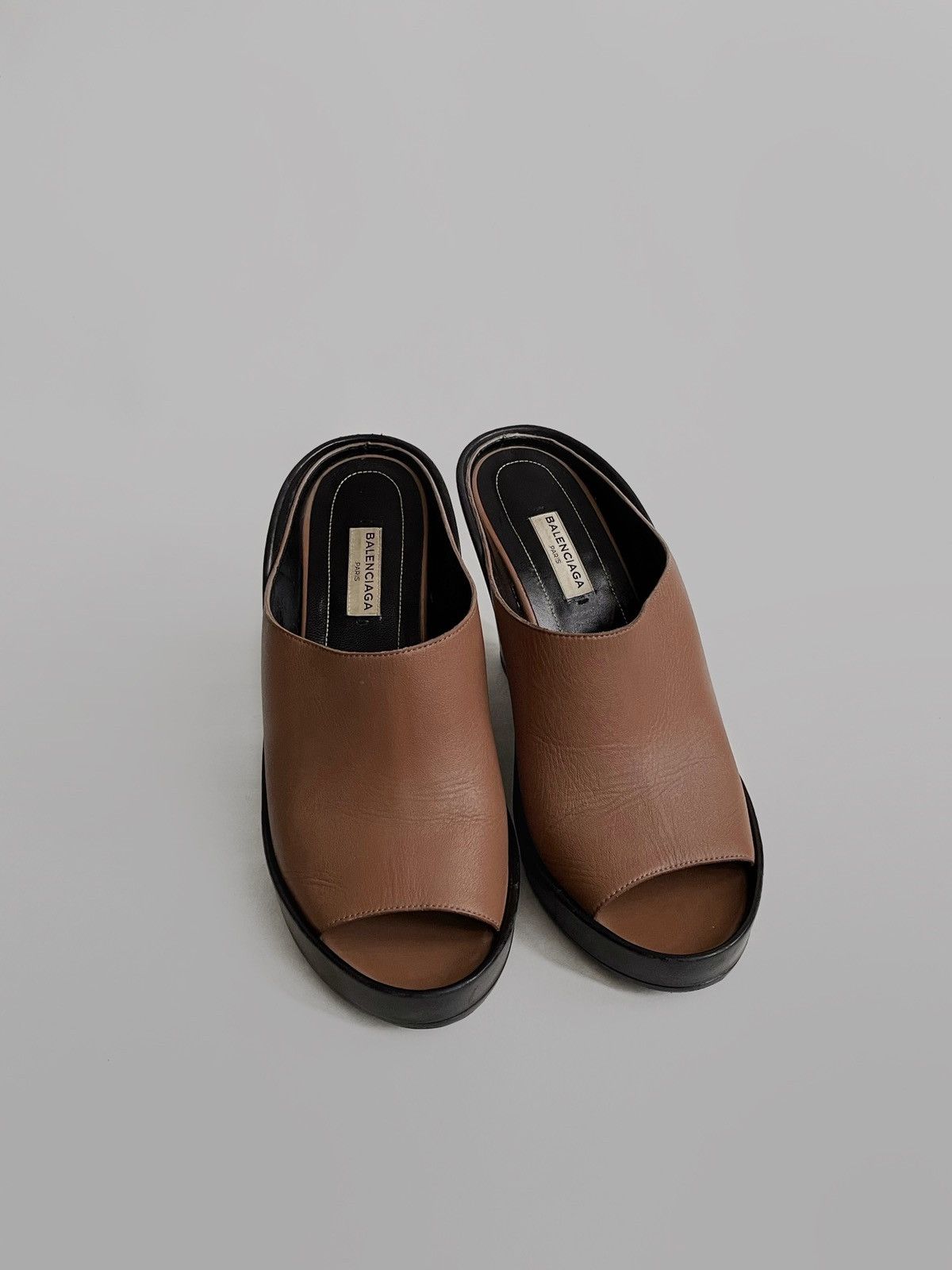 Balenciaga Balenciaga Paris platform mules Size US 9 / IT 39 - 4 Thumbnail