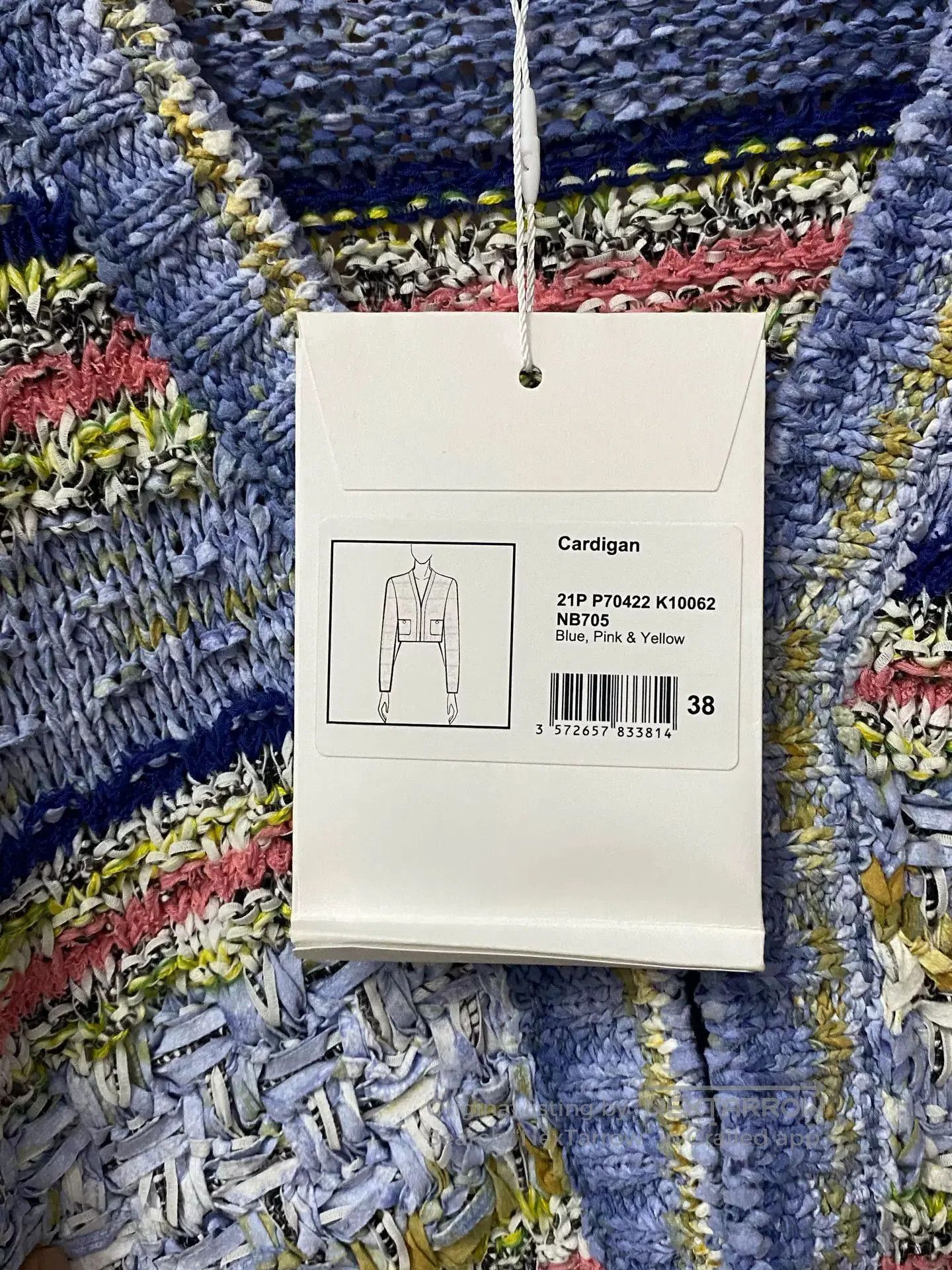 Chanel Chanel Wool Striped Cardigan. Size US XS / EU 42 / 0 - 7 Thumbnail