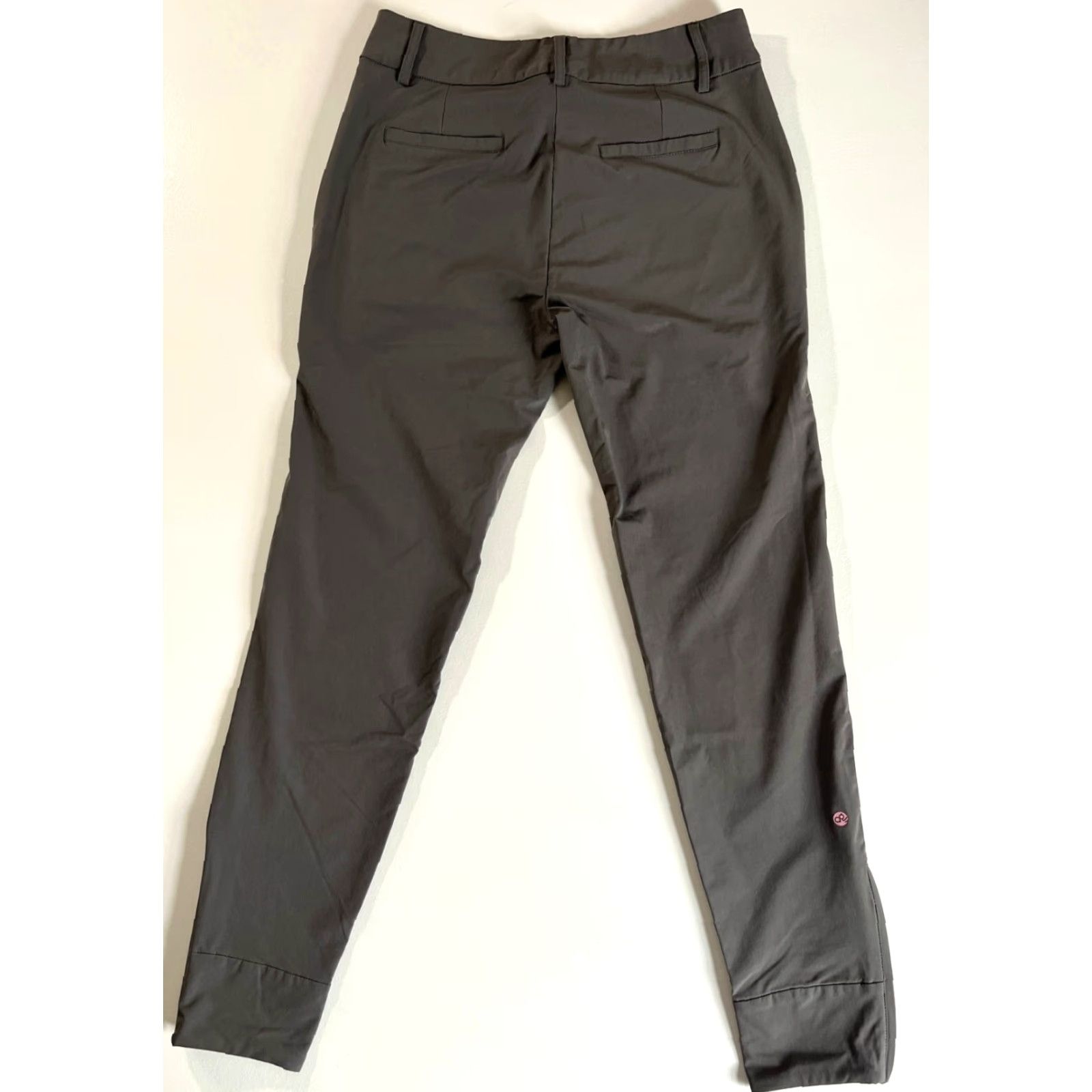 Vintage Abendroth Golf Women's The Peggy Pant Professional Jogger Sz 2 Gray Nylon Blend Pockets Zip Pocket Moisture Wicking 28 in Inseam 28in Tapered 88 Size 26" / US 2 / IT 38 - 2 Thumbnail