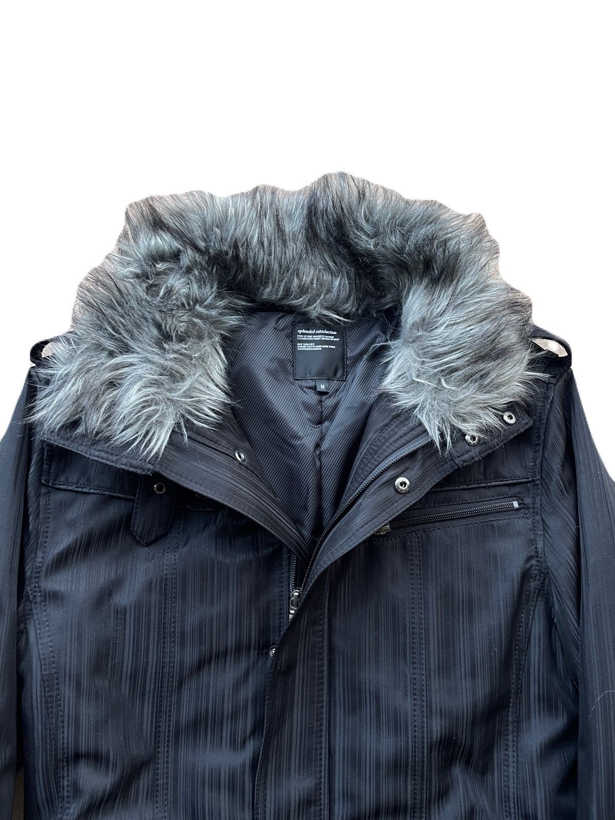 If Six Was Nine 2000s Japanese archive Vkei Fur Belted Gimmic Jacket Y2K Size US S / EU 44-46 / 1 - 5 Thumbnail