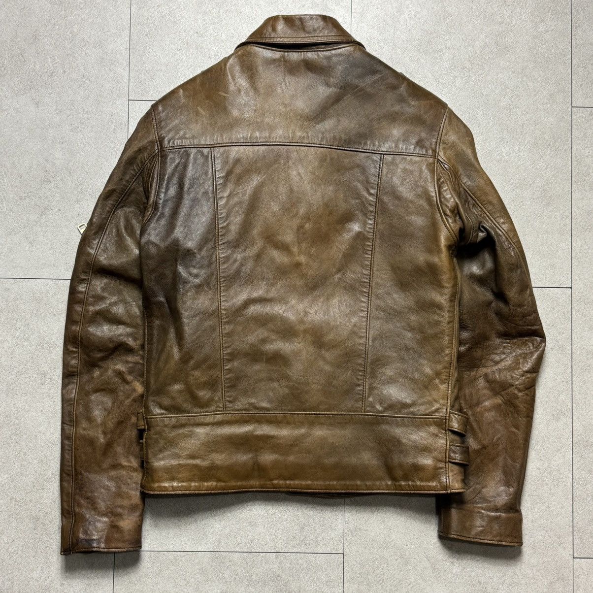 Blackmeans Black means Double Riders Leather Jacket Size US M / EU 48-50 / 2 - 2 Thumbnail