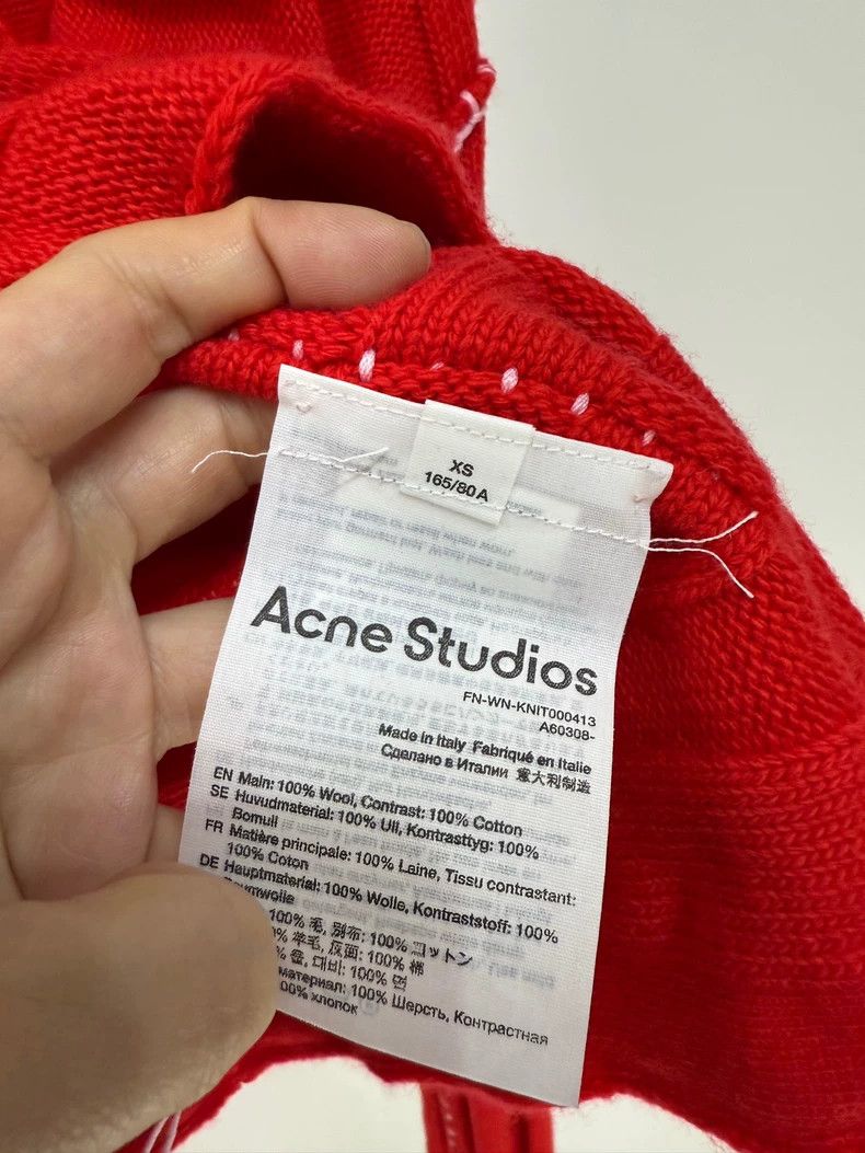 Acne Studios acne studios Show-style knitted cardigan Size XS / US 0-2 / IT 36-38 - 4 Thumbnail