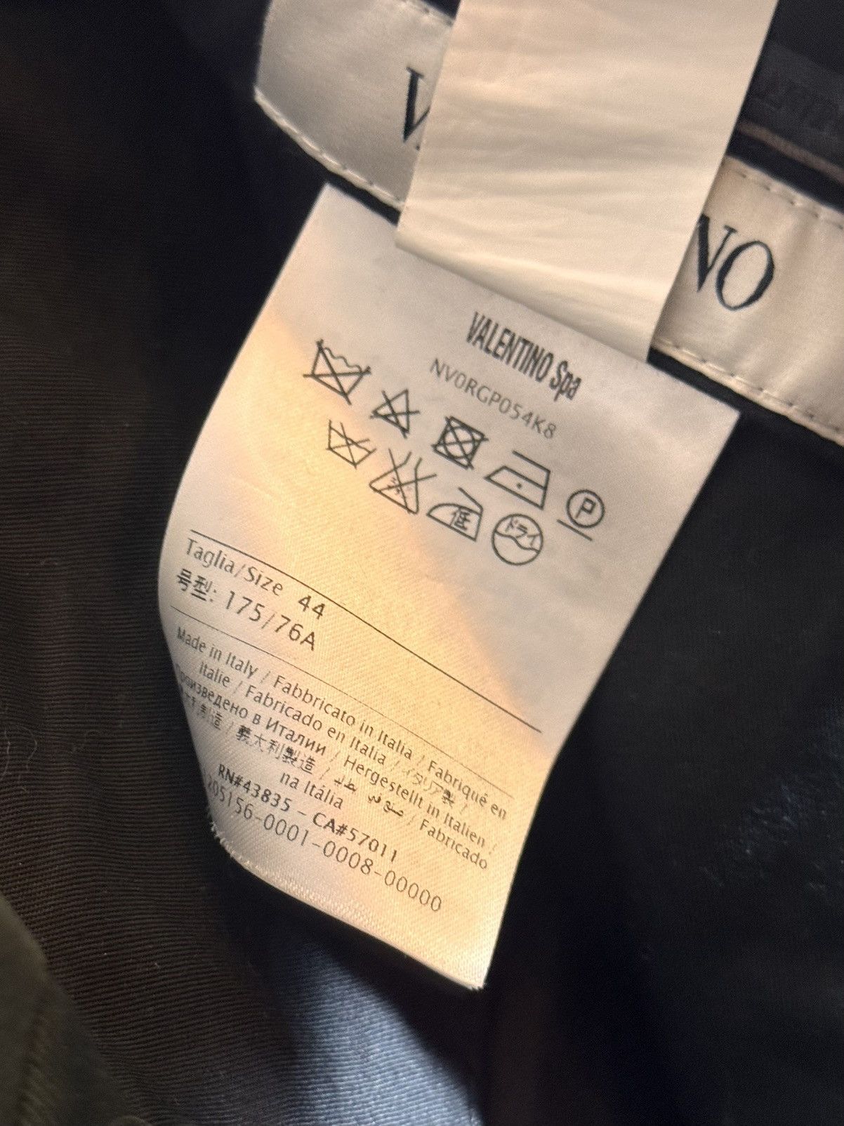 Valentino valentino dark green wool cropped slim pants xs 44 men Size US 28 / EU 44 - 3 Thumbnail