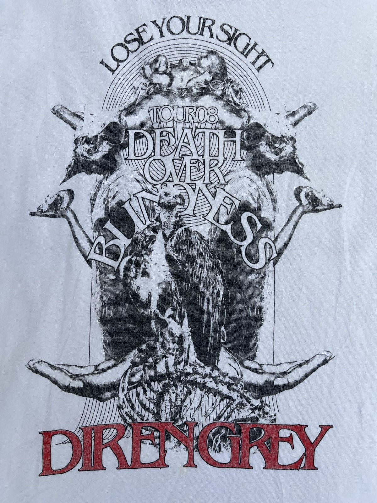 Band Tees × Vintage Last Drop🔥Rare🔥Vintage Dir En Grey Death Metal Band T-Shirt Size US M / EU 48-50 / 2 - 11 Thumbnail