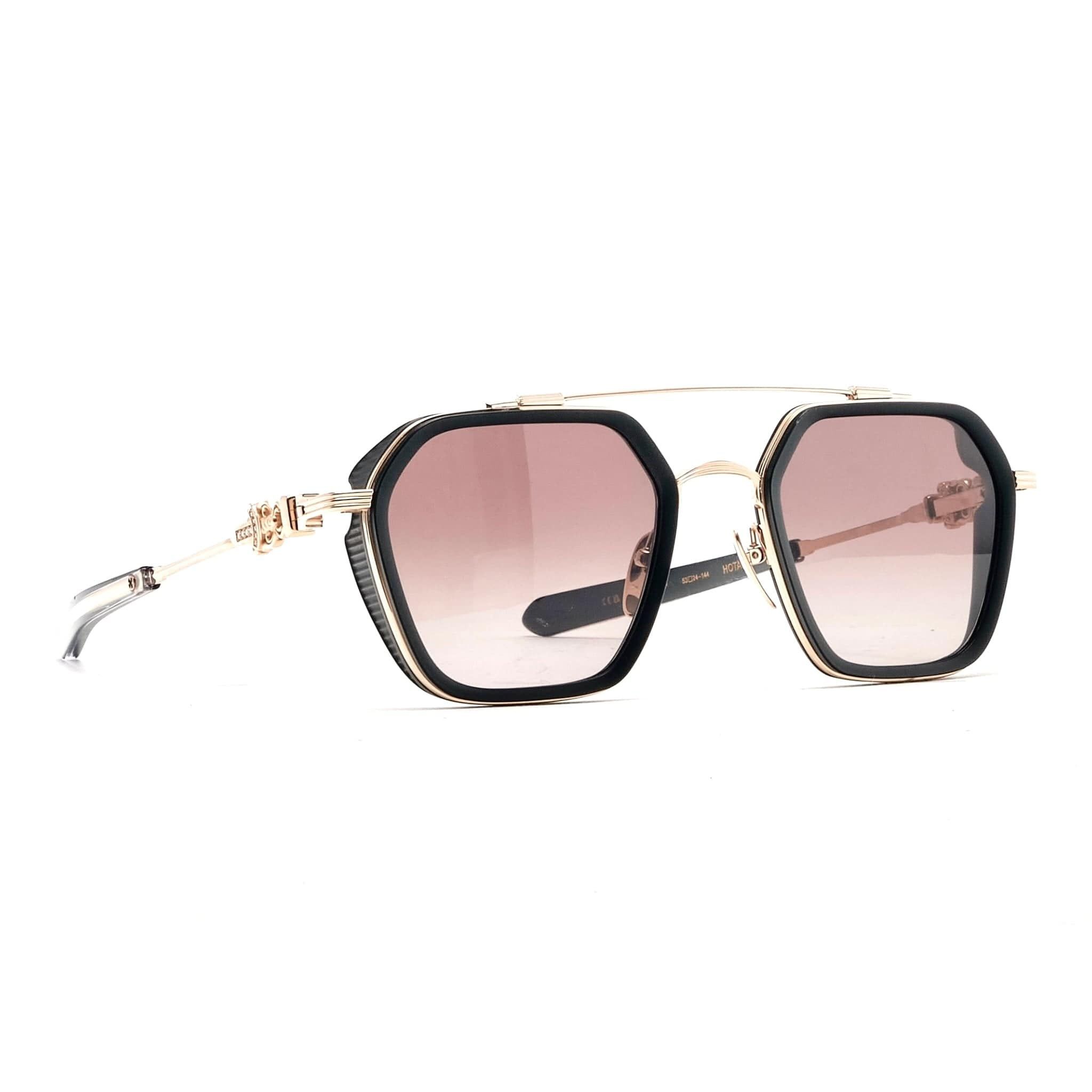 Chrome Hearts Hotation Sunglasses Black Gold (Factory Diamond) | Grailed