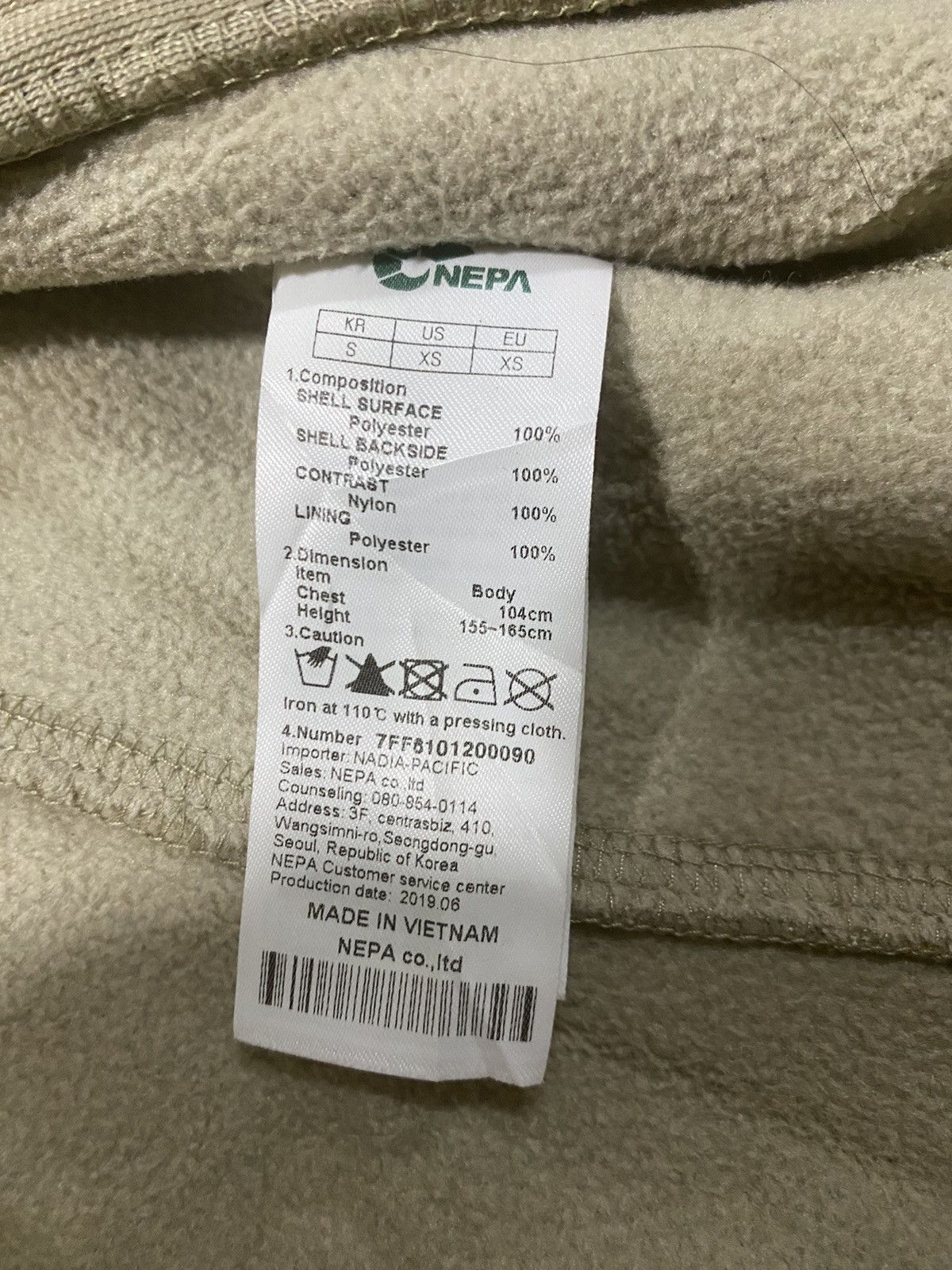 Japanese Brand Nepa Sherpa Fleece Jacket Size US XS / EU 42 / 0 - 13 Thumbnail