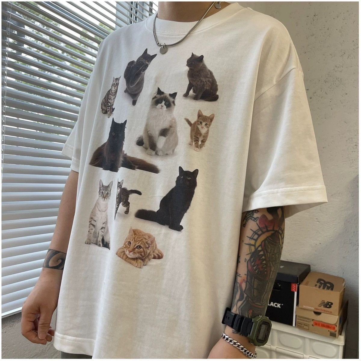 Designer × Vintage Retro punk shirt Size US M / EU 48-50 / 2 - 1 Thumbnail