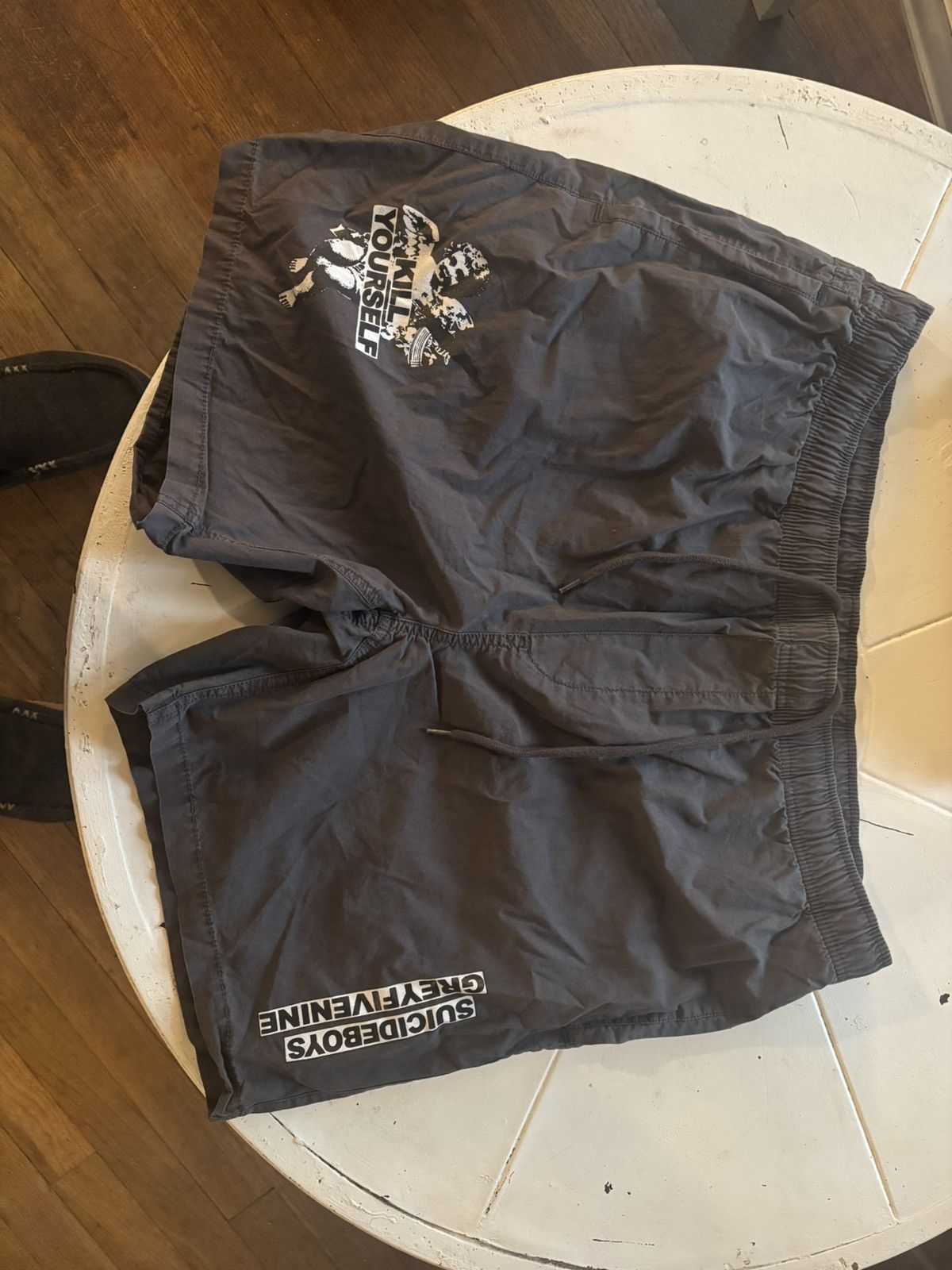 G59 Records “Kill yourself” cupid shorts Size US 30 / EU 46 - 1 Thumbnail