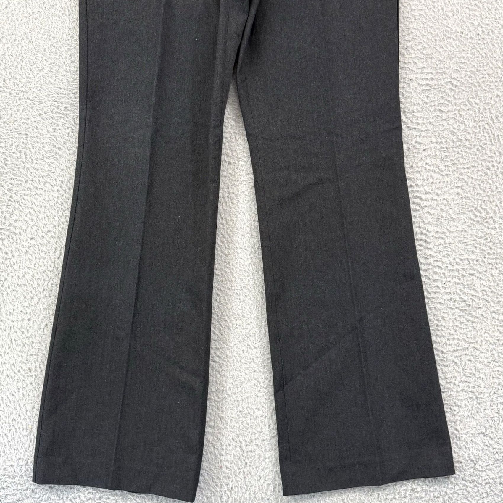 Gap VINTAGE Gap Pants Womens 12 Black Flared Trouser Stretch 34x34 NWT City 90s Dress Pants Women Size 34" / US 12 / IT 48 - 2 Thumbnail