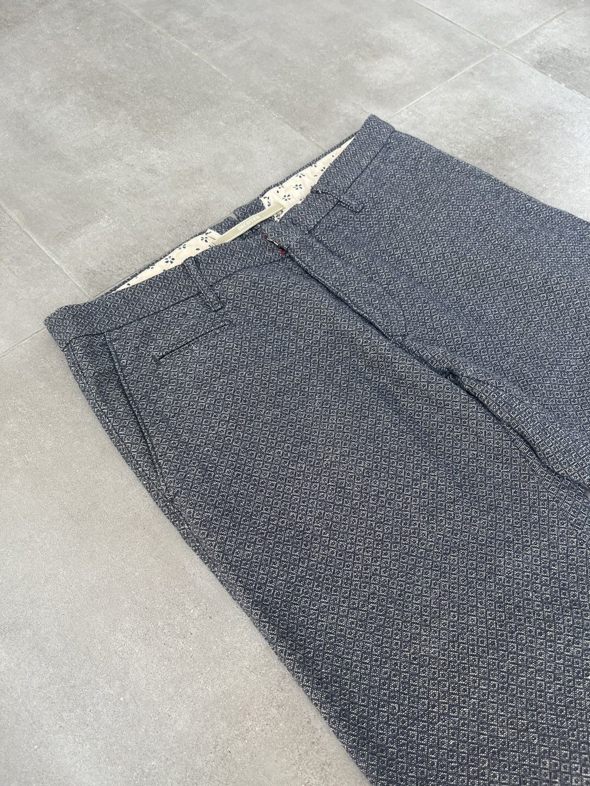 Incotex Incotex Formal Casual Grey White Wool Casual Pants Size US 34 / EU 50 - 8 Thumbnail