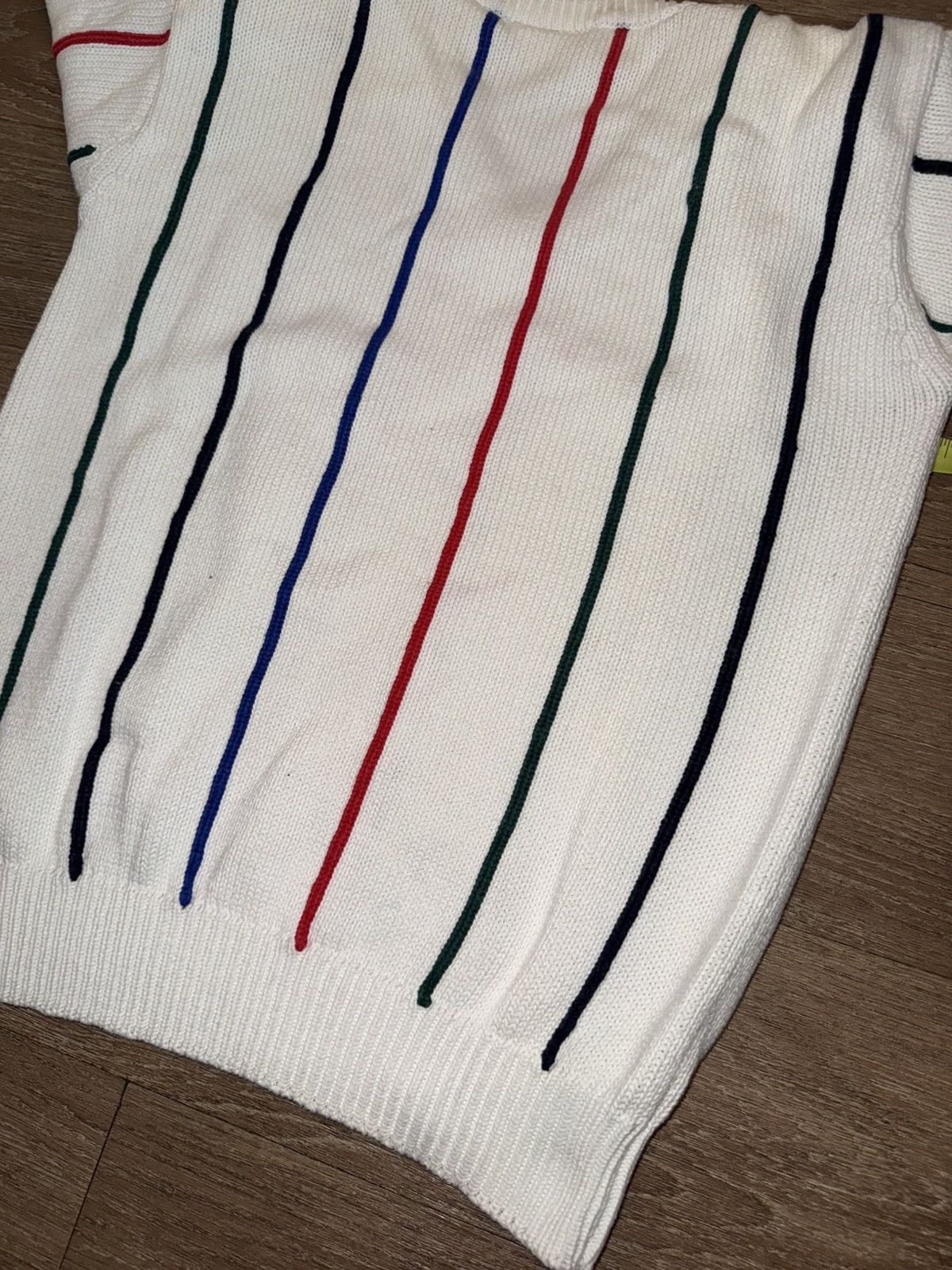 Vintage ***FINAL DROP***RARE 80s PINSTRIPE PULLOVER SWEATER XS Size US XS / EU 42 / 0 - 11 Thumbnail