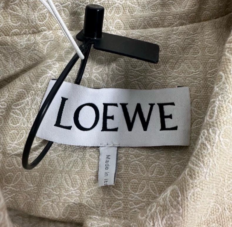 Loewe LOEWE Jacquard cotton single-breasted patch pocket coat Size S / US 4 / IT 40 - 6 Thumbnail