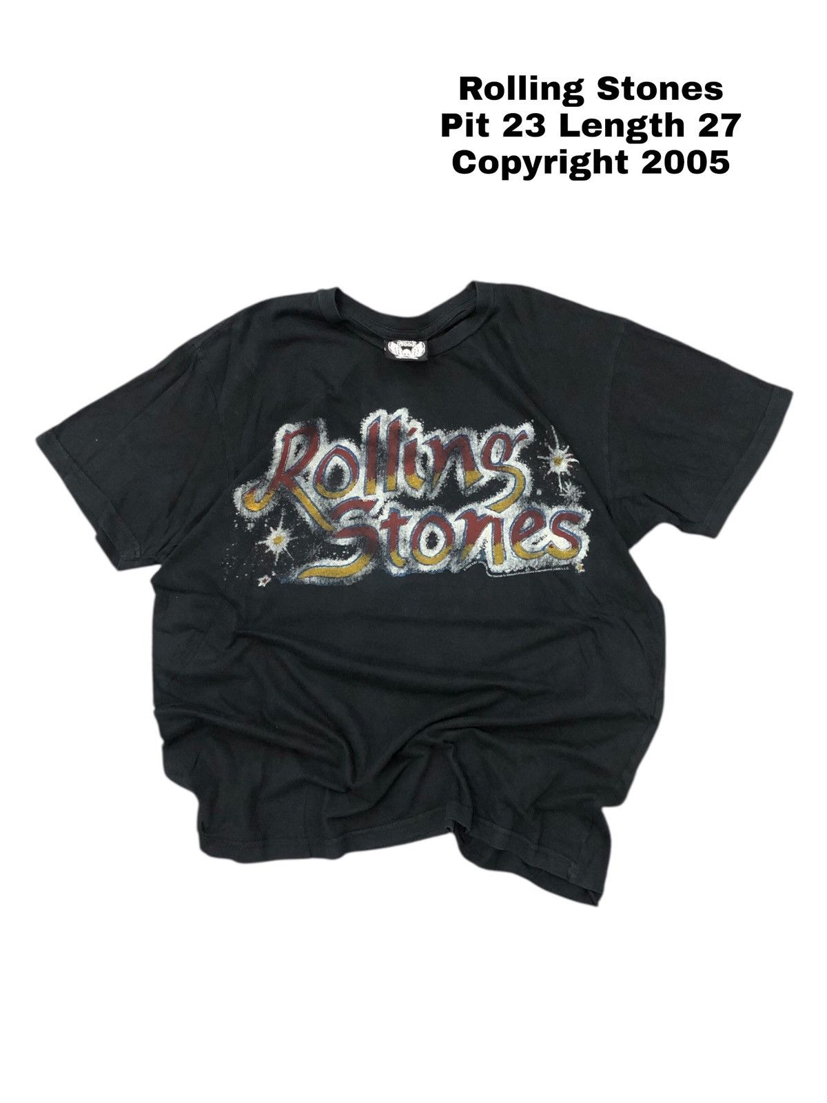 Band Tees × The Rolling Stones × Vintage The Rolling Stones Size US L / EU 52-54 / 3 - 1 Thumbnail