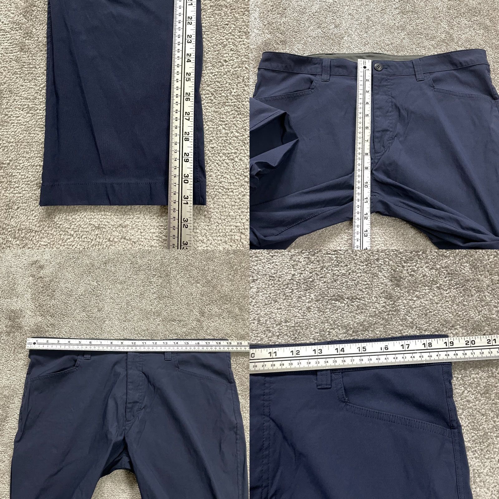 Eddie Bauer Eddie Bauer Pants 38x31 Navy Blue Hiking Straight Leg Active Outdoor Fish Mens Size US 38 / EU 54 - 8 Thumbnail