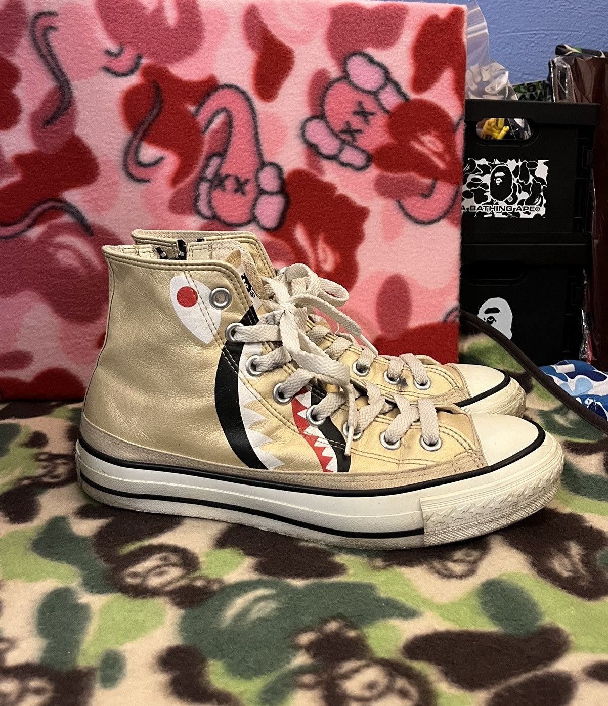 Bape Bape Shark Bapestas Size US 7 / EU 40 - 1 Thumbnail