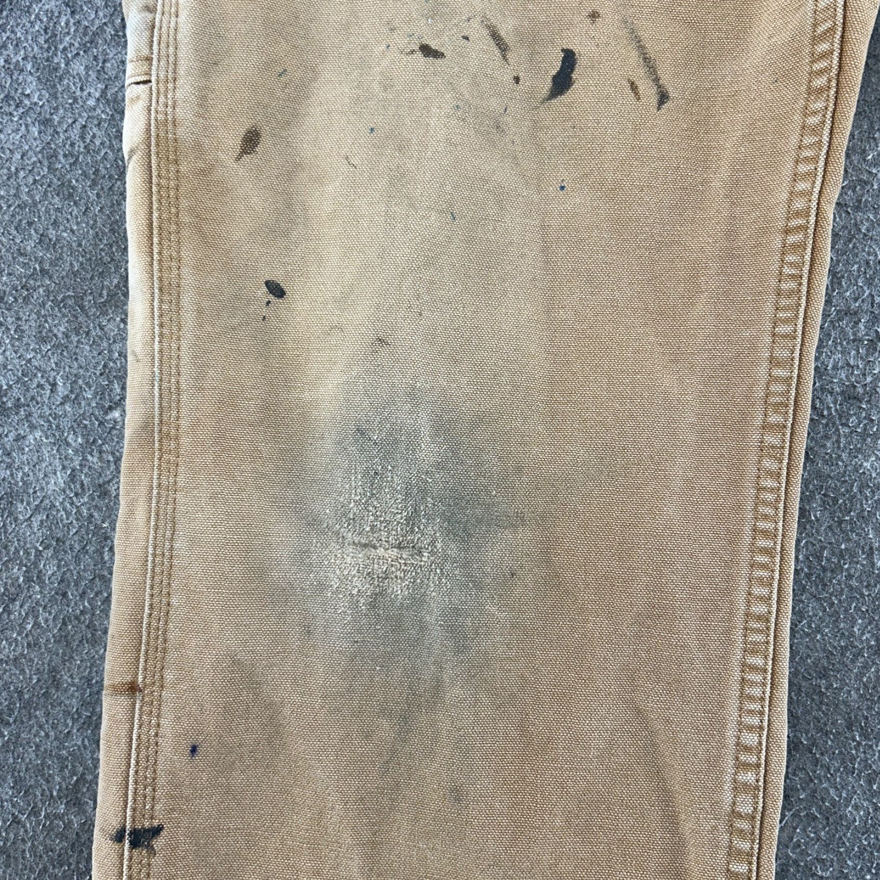 Carhartt VINTAGE Carhartt Pants Mens 32x30 Brown Tan Carpenter Canvas Sun Faded B11 BRN Size US 32 / EU 48 - 5 Thumbnail