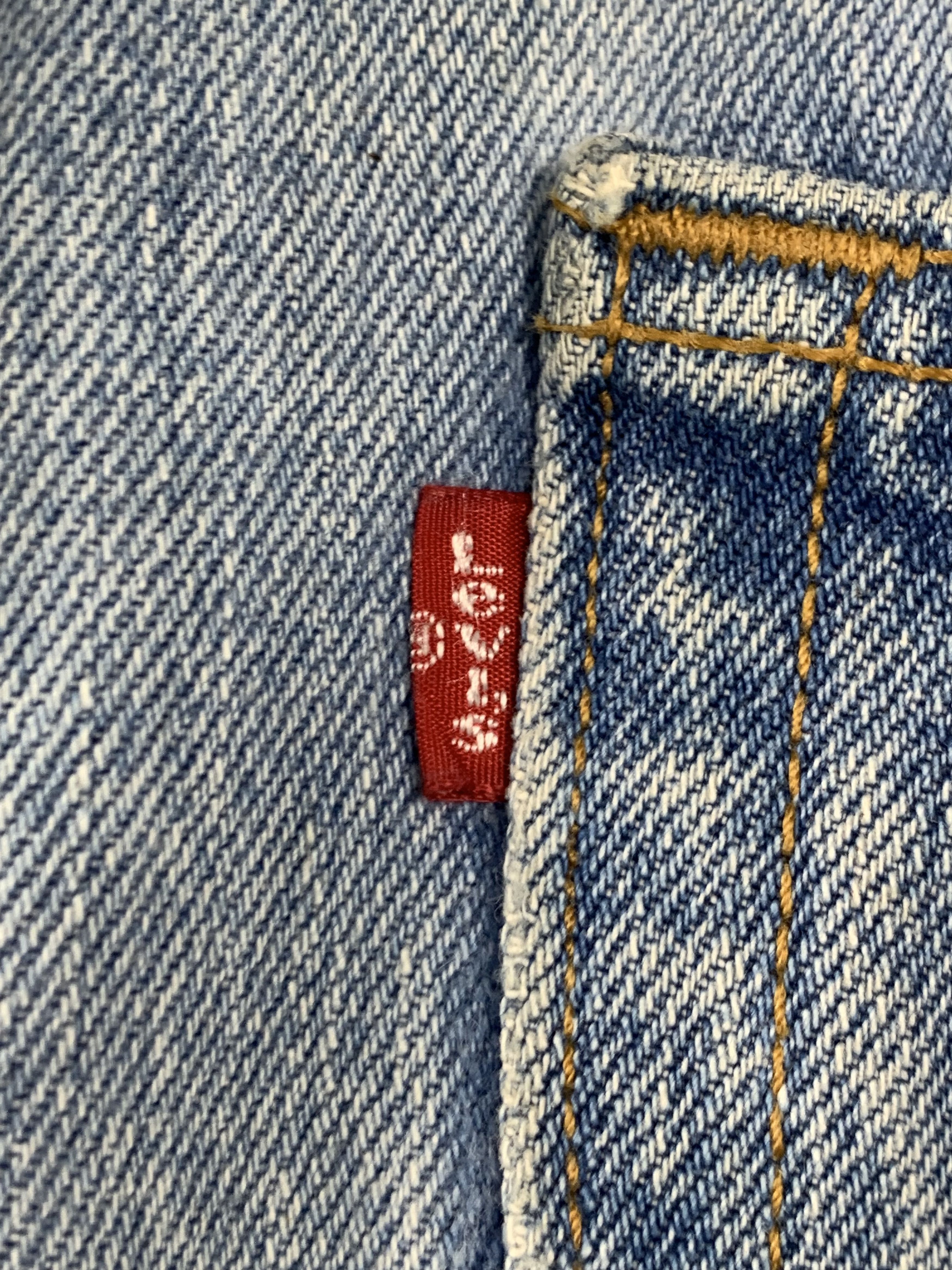 Levi's Vintage 90s Levis 501 Faded Blue Jeans DP2100 Size US 39 - 8 Thumbnail