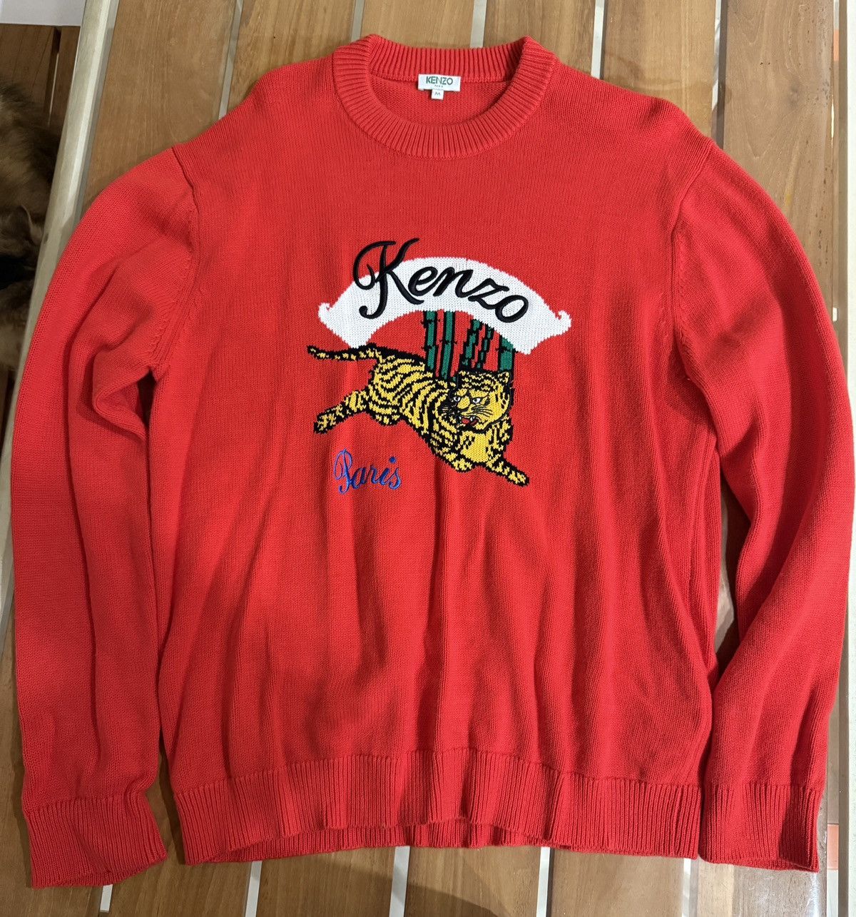 Kenzo Kenzo Tiger Knitted Sweater Size US M / EU 48-50 / 2 - 1 Thumbnail