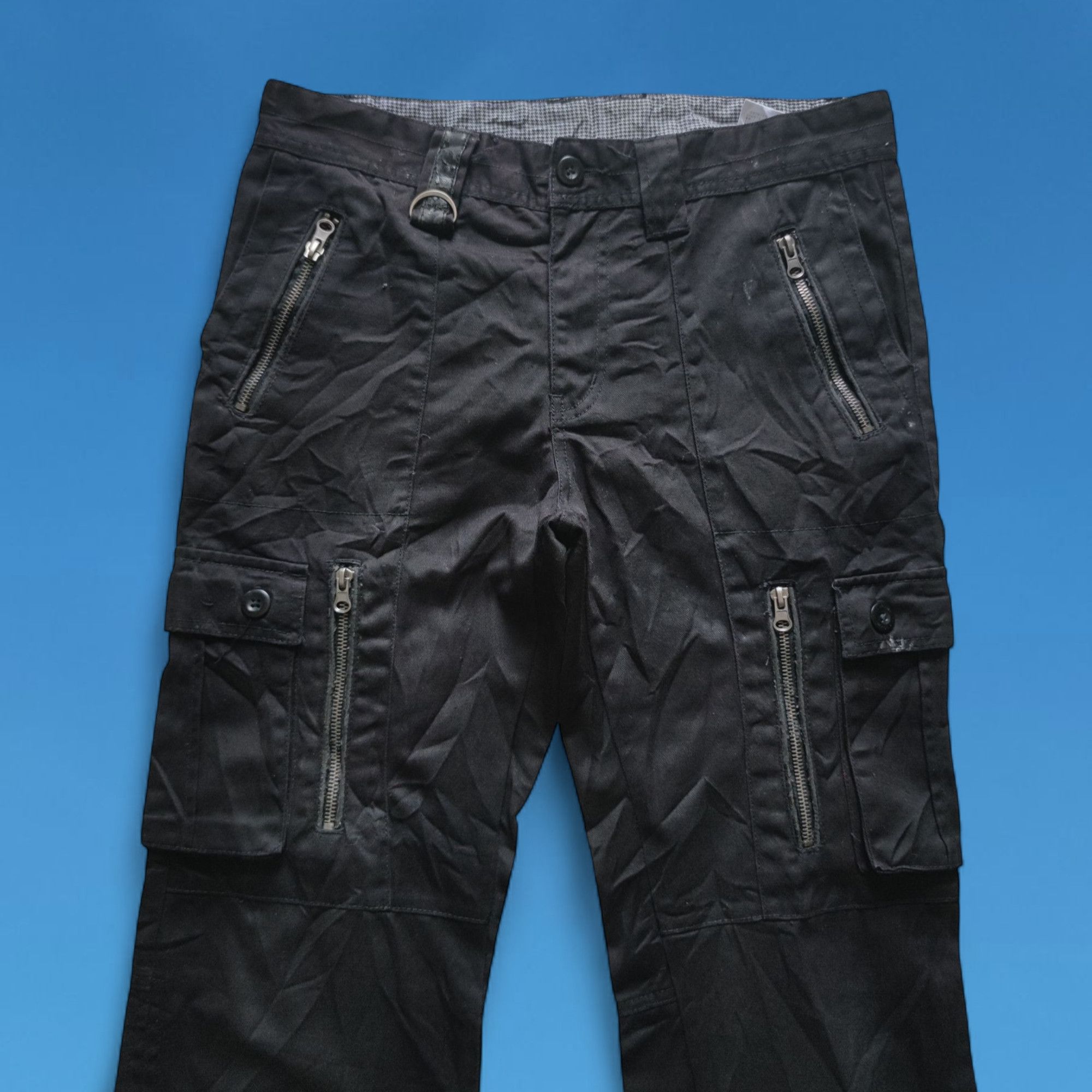 Japanese Brand Japenese Brand Double Focus Multi Zip Cargo Pants Size US 31 - 2 Thumbnail