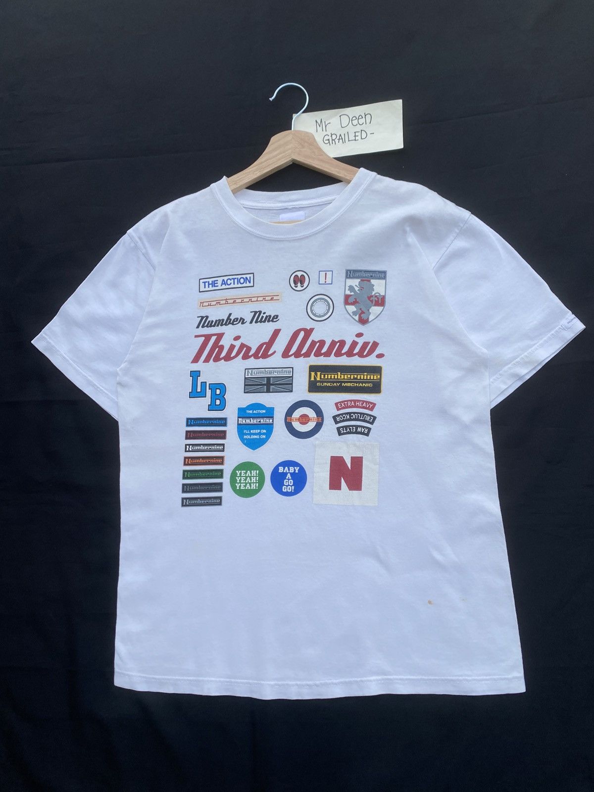Number (N)ine Rare Takahiromiyshita Number Nine Third Anniversary Tshirt Size US S / EU 44-46 / 1 - 3 Thumbnail