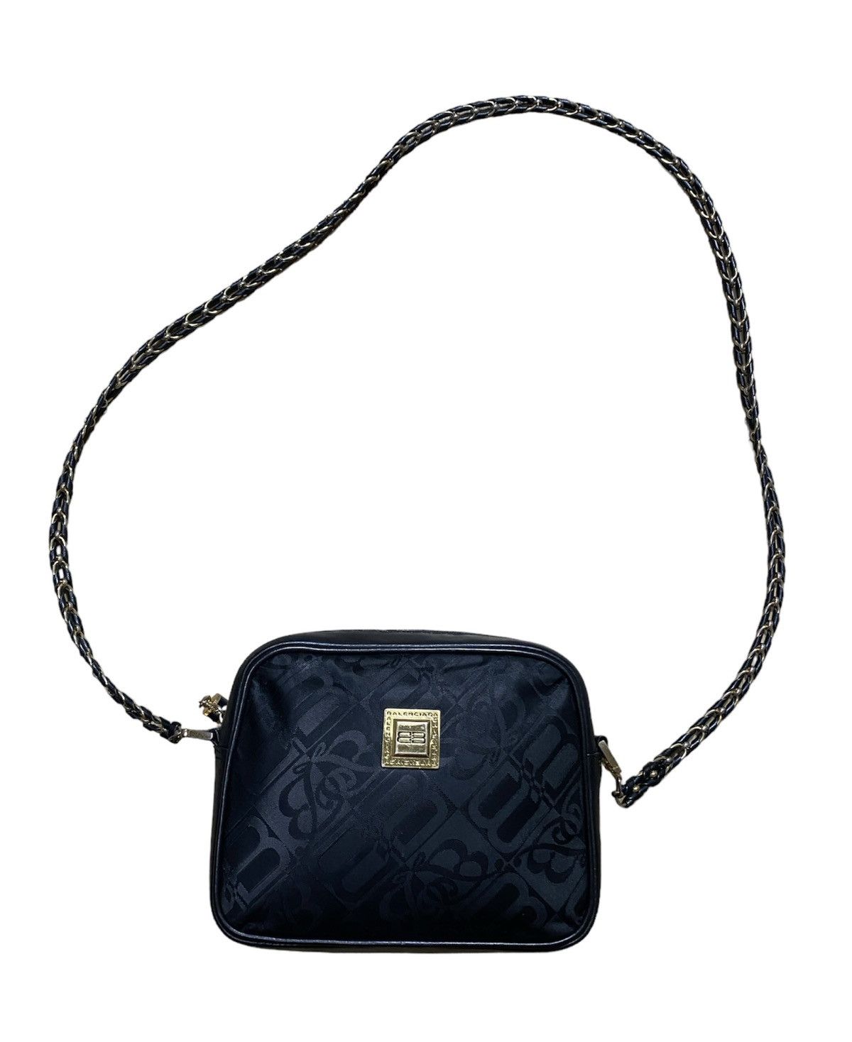 image of Vintage Balenciaga Camera Bag Crossbody in Black, Women's