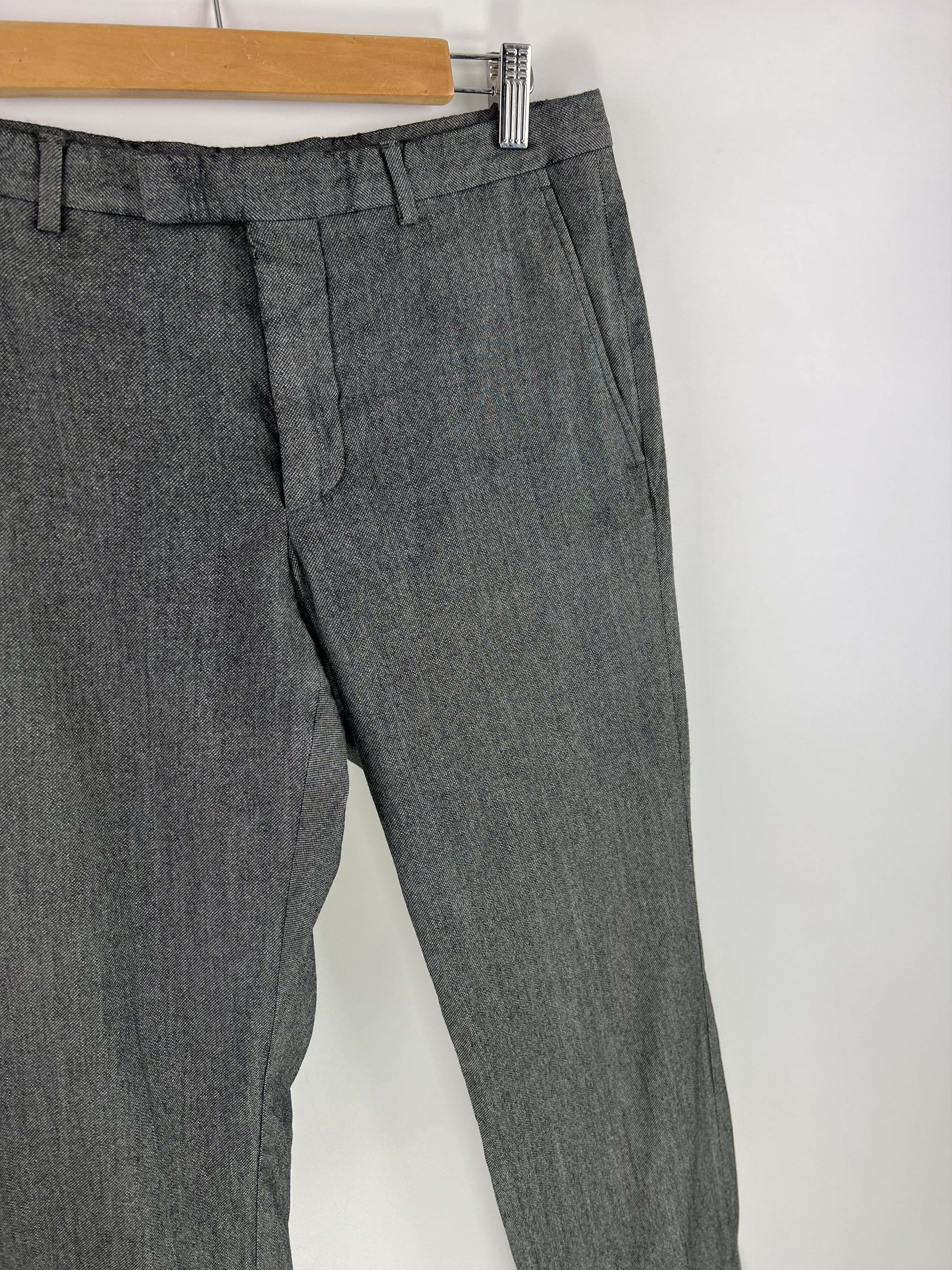 Gucci Gucci Tom Ford Era Vintage Men's Gray Wool Pants Size 48 Size US 32 / EU 48 - 4 Thumbnail