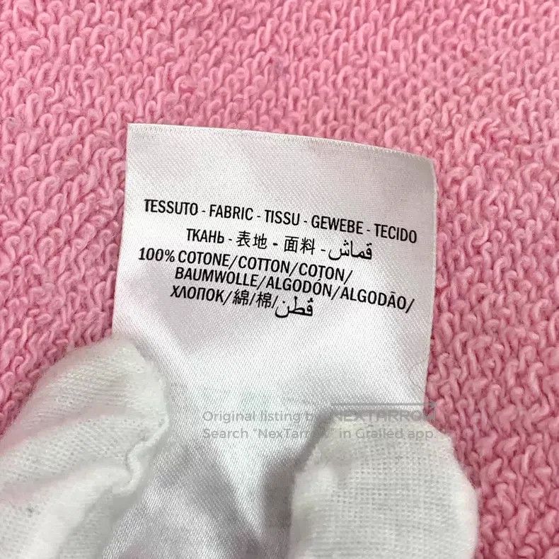 Gucci Gucci Pink letter embroidery cotton round-neck long-sleeve Size S / US 4 / IT 40 - 7 Thumbnail
