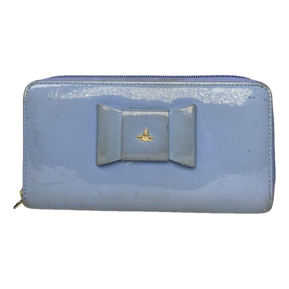 Vivienne Westwood Blue Leather Wallet Size ONE SIZE - 1 Thumbnail