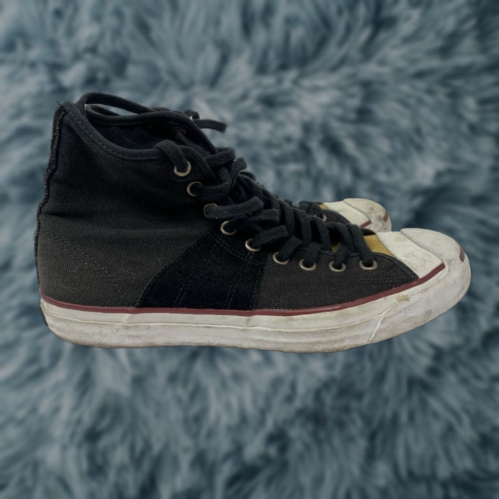 Converse Converse Jack Purcell Deus Ex Machina High Top Men Size 10 Black Leather Cap Toe Sneakers City Classic Designer Skater Limited Edition Size US 9 / EU 42 - 1 Thumbnail