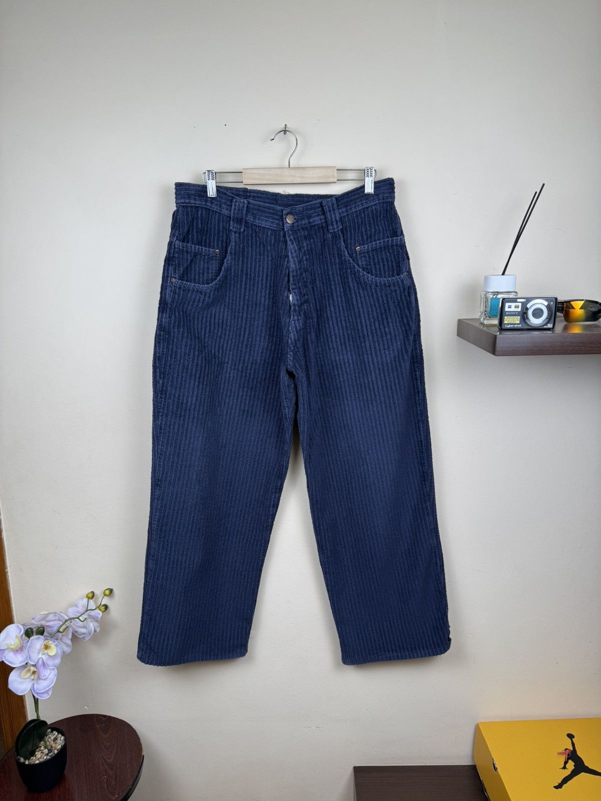 Menace Vintage 90s Menace Pants USA Skateboard Corduroy 34 Purple Size US 34 / EU 50 - 2 Thumbnail