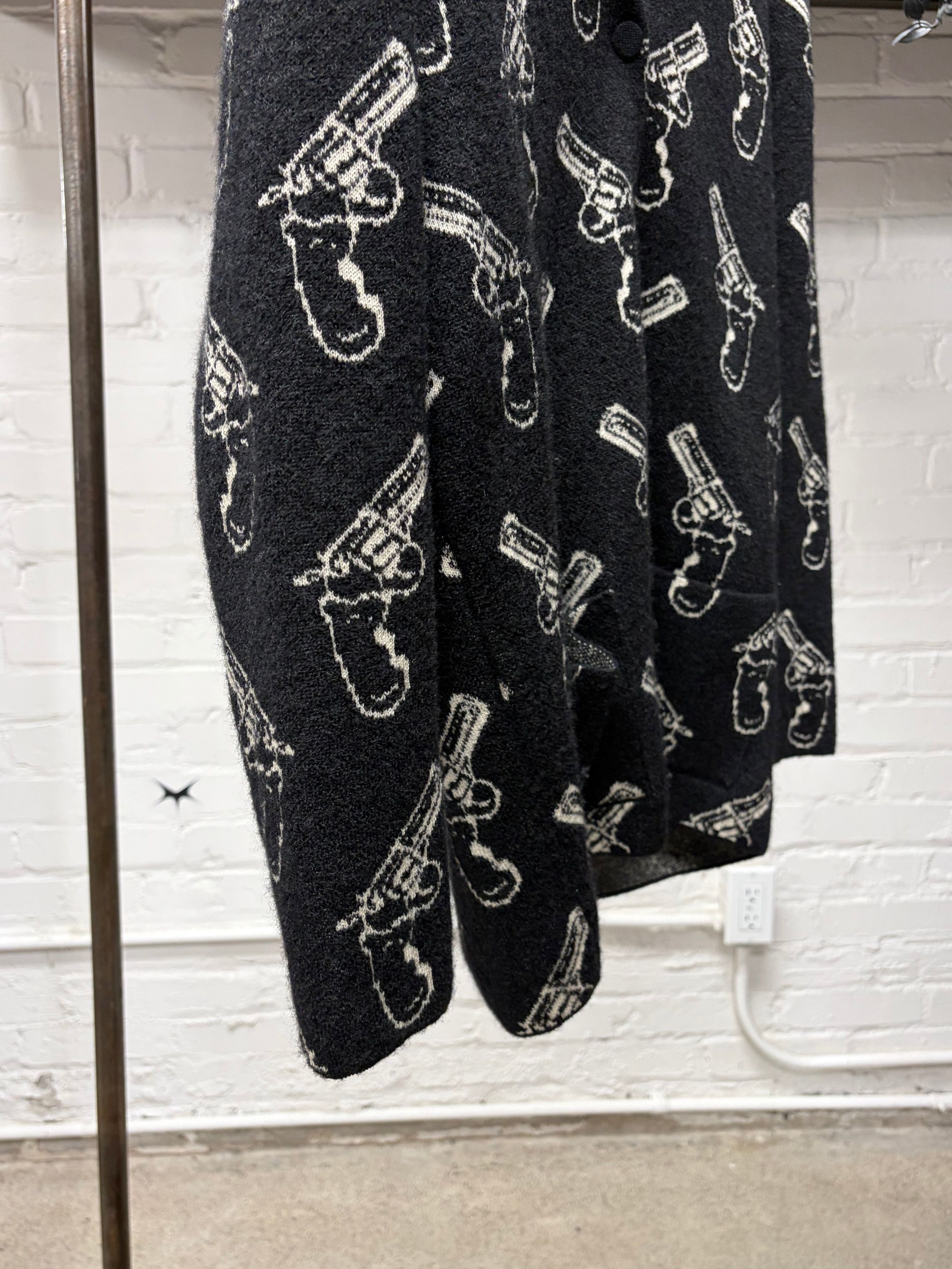 Saint Laurent Paris AW2014 Saint Laurent by Hedi Slimane ‘Gun Print’ Cardigan Size US XS / EU 42 / 0 - 3 Thumbnail